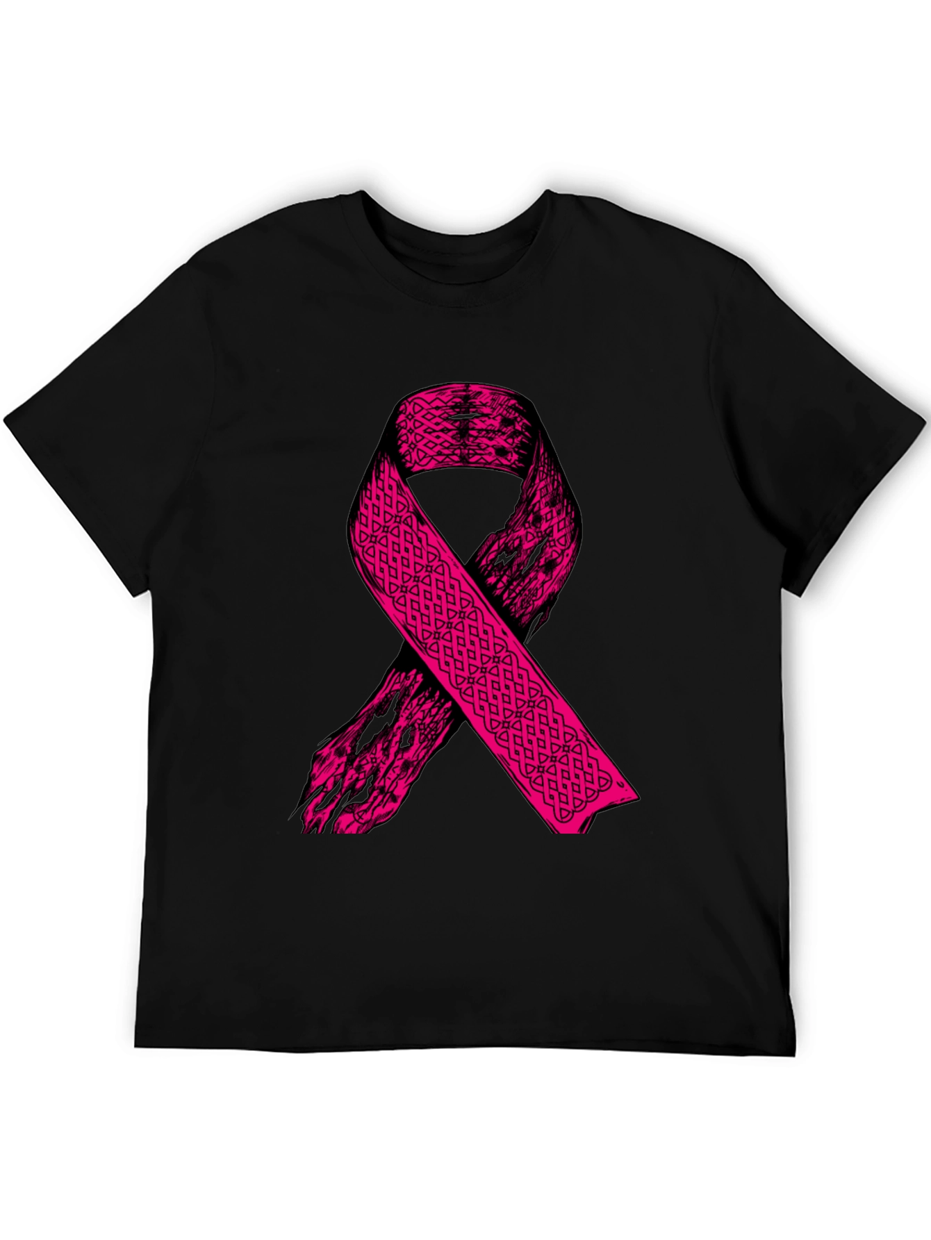 Pink Ribbon Graphic Tee - Awareness & Support