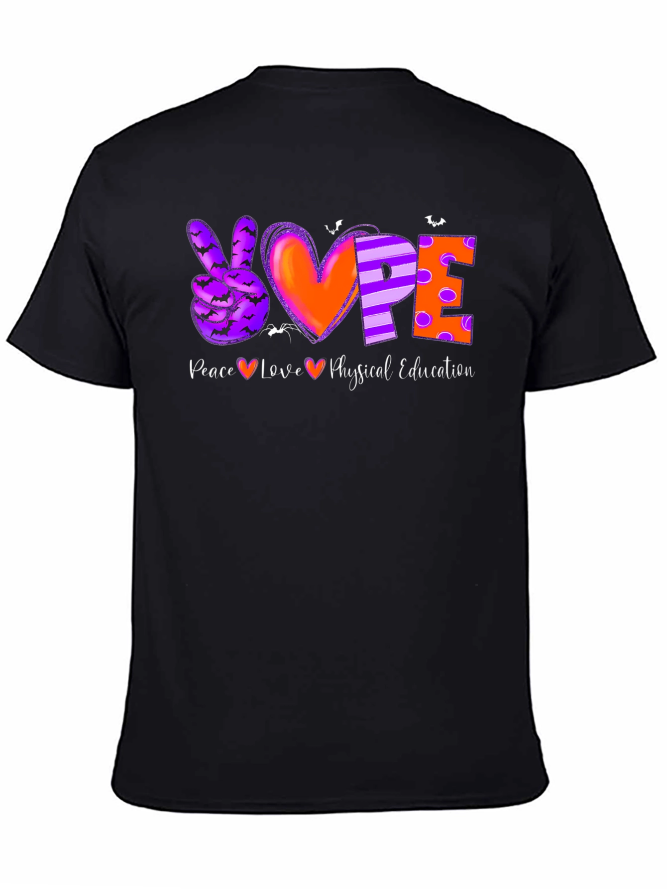 Peace Love Physical Education Halloween T-Shirt
