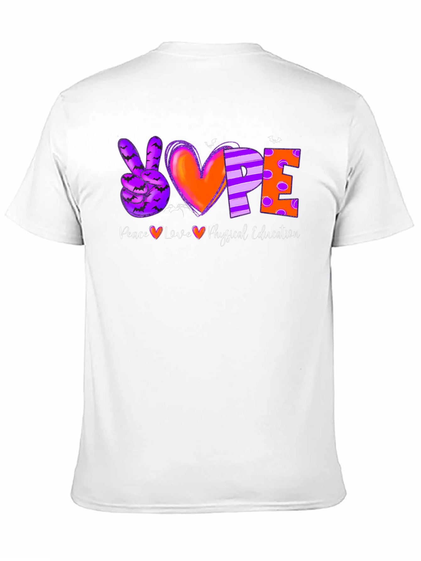 Peace Love Physical Education Halloween T-Shirt