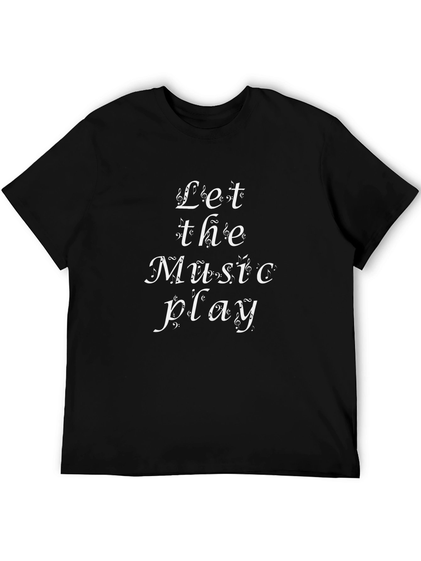 Music Lover Tee - Let the Music Play T-Shirt