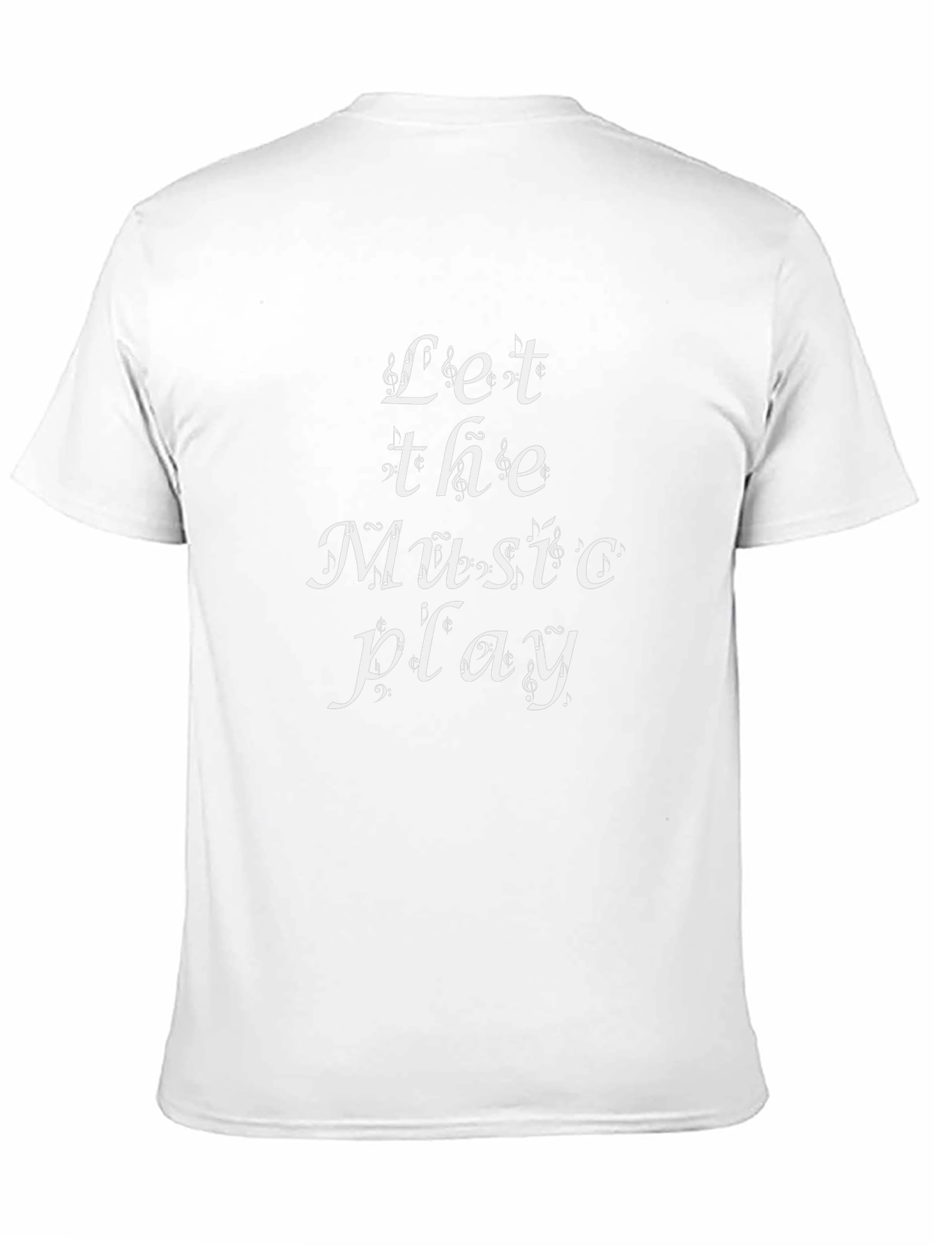 Music Lover Tee - Let the Music Play T-Shirt
