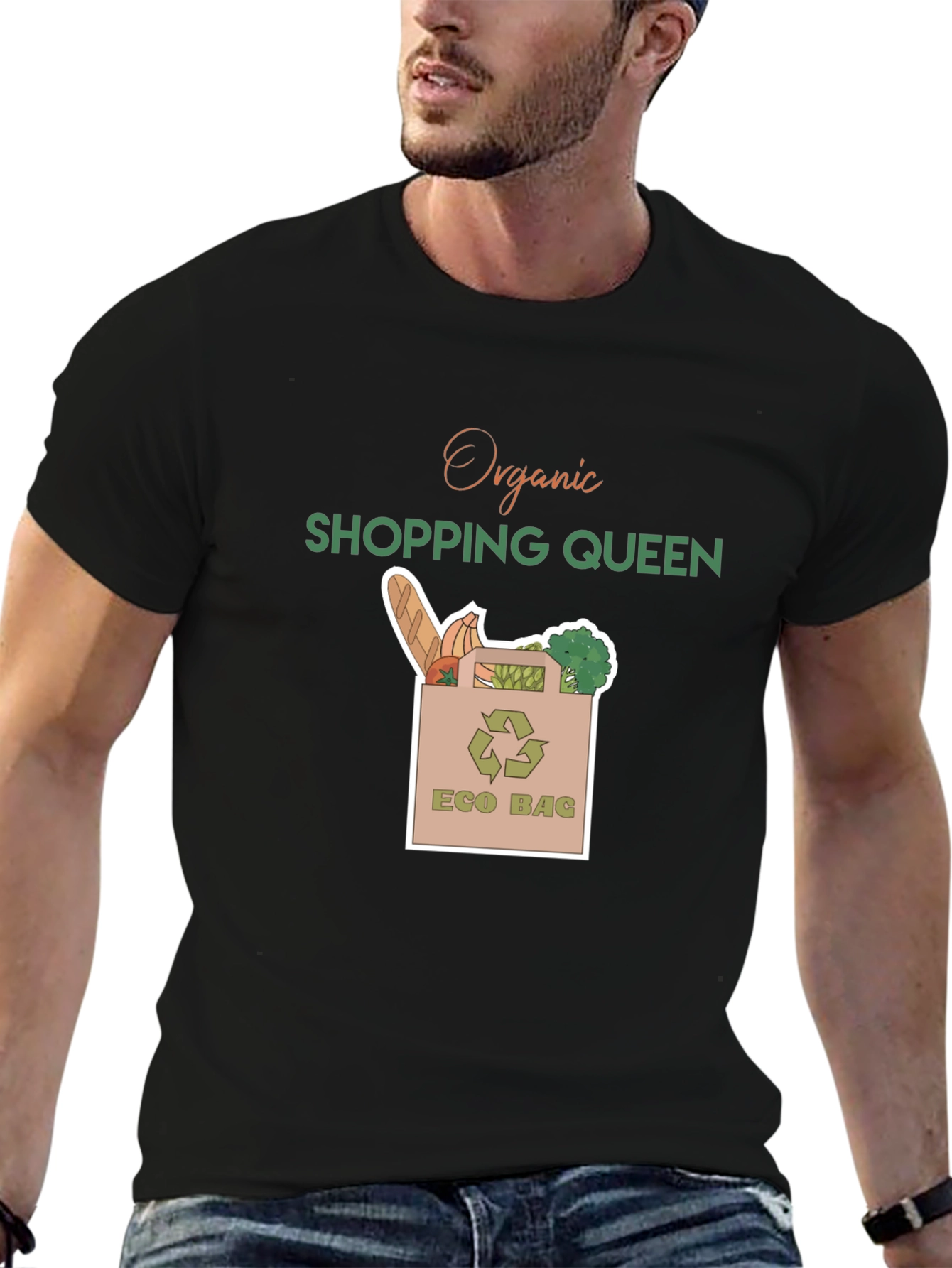 Organic Shopping Queen Eco Bag T-Shirt