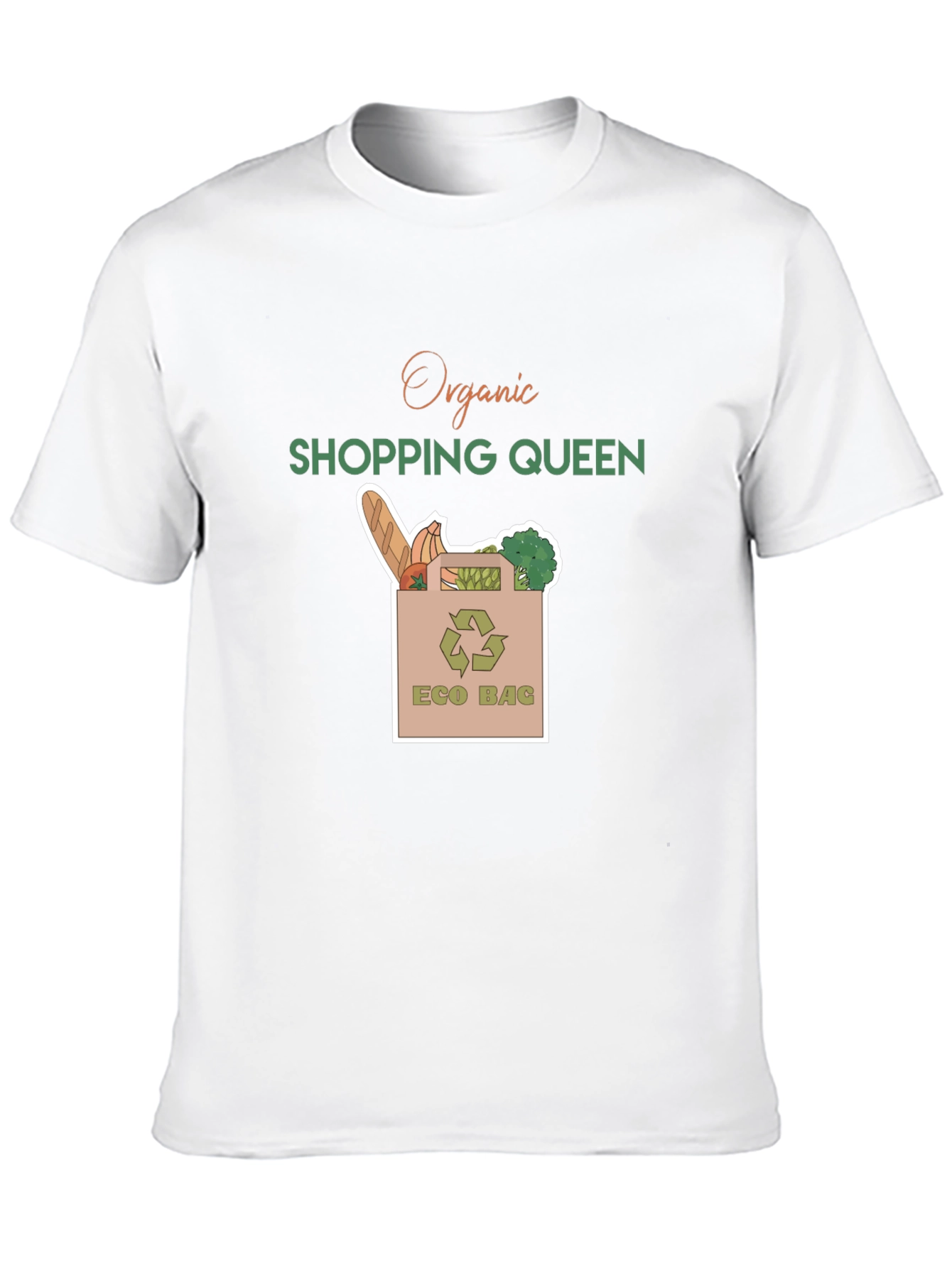 Organic Shopping Queen Eco Bag T-Shirt
