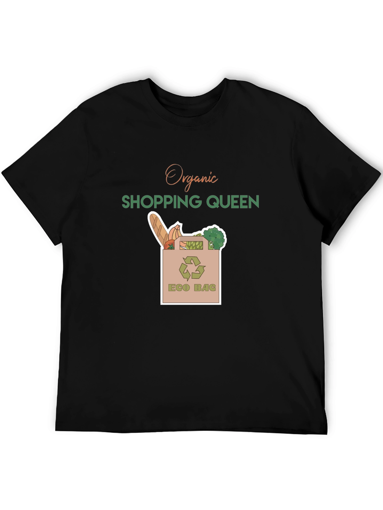 Organic Shopping Queen Eco Bag T-Shirt