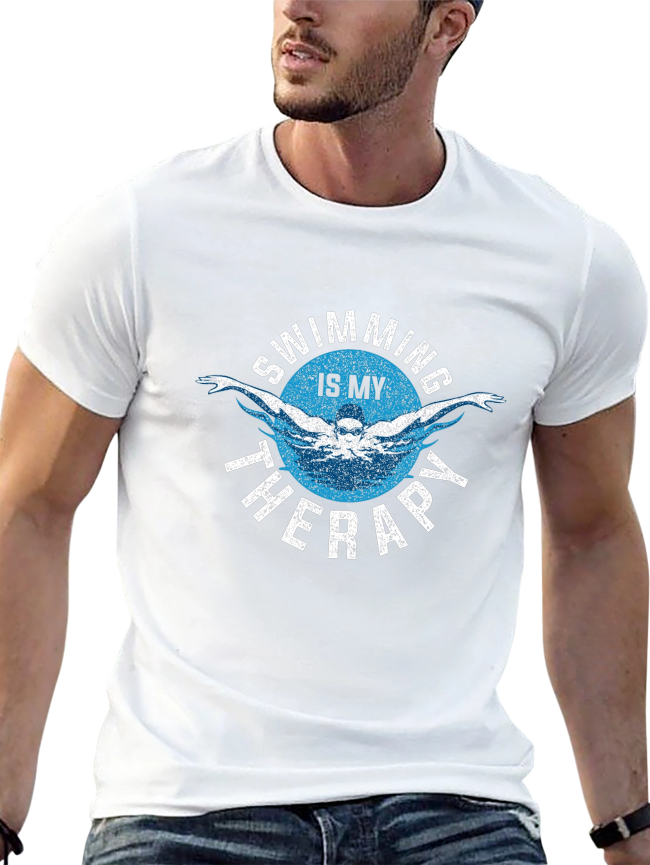 Swimming is My Therapy T-Shirt