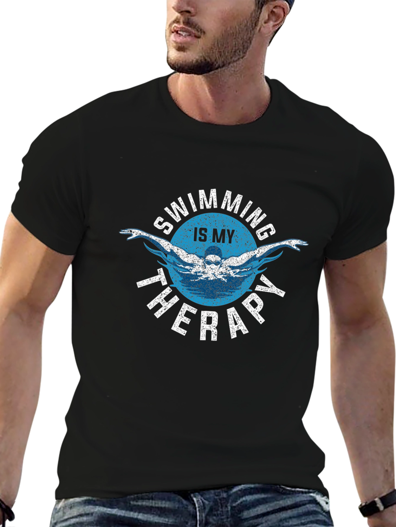 Swimming is My Therapy T-Shirt