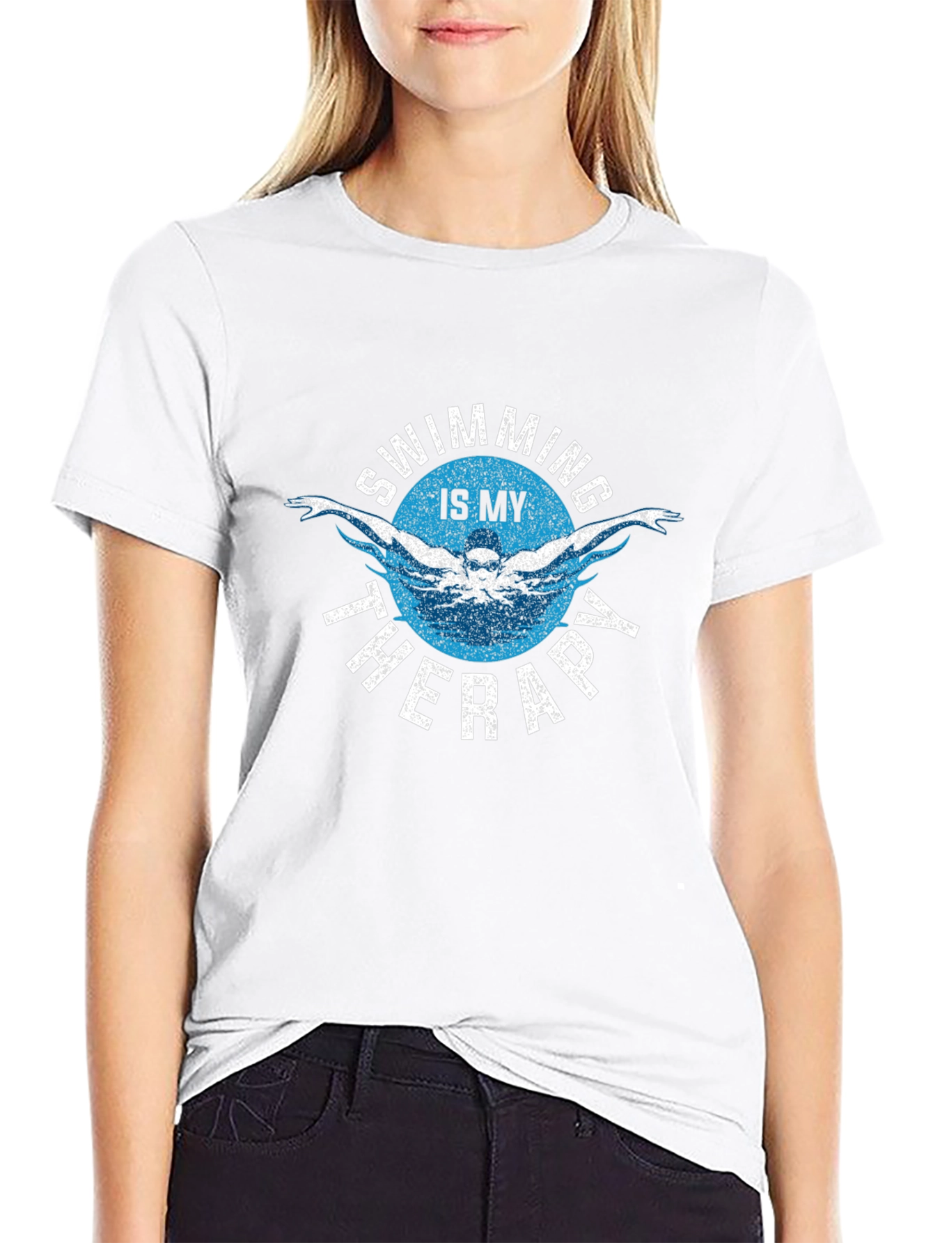 Swimming is My Therapy T-Shirt