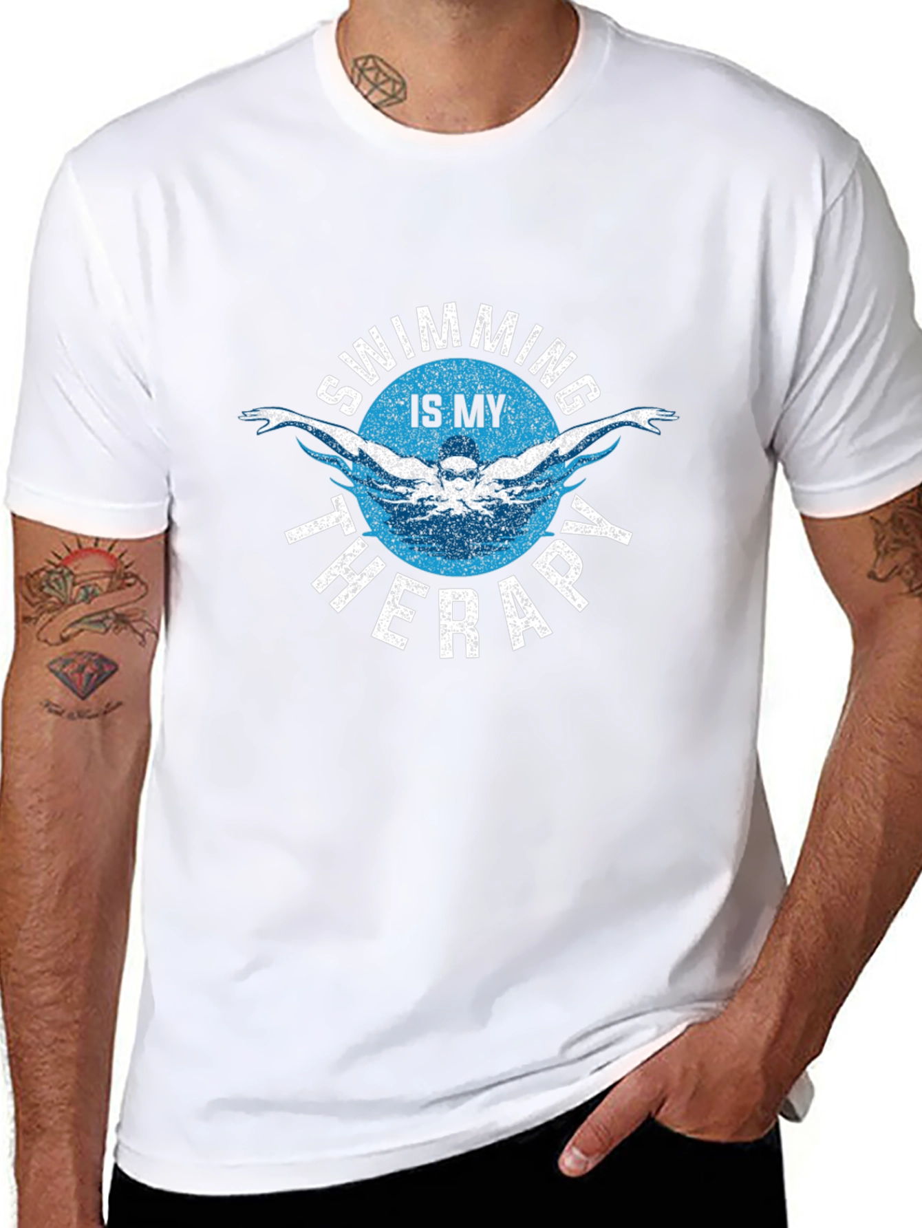 Swimming is My Therapy T-Shirt