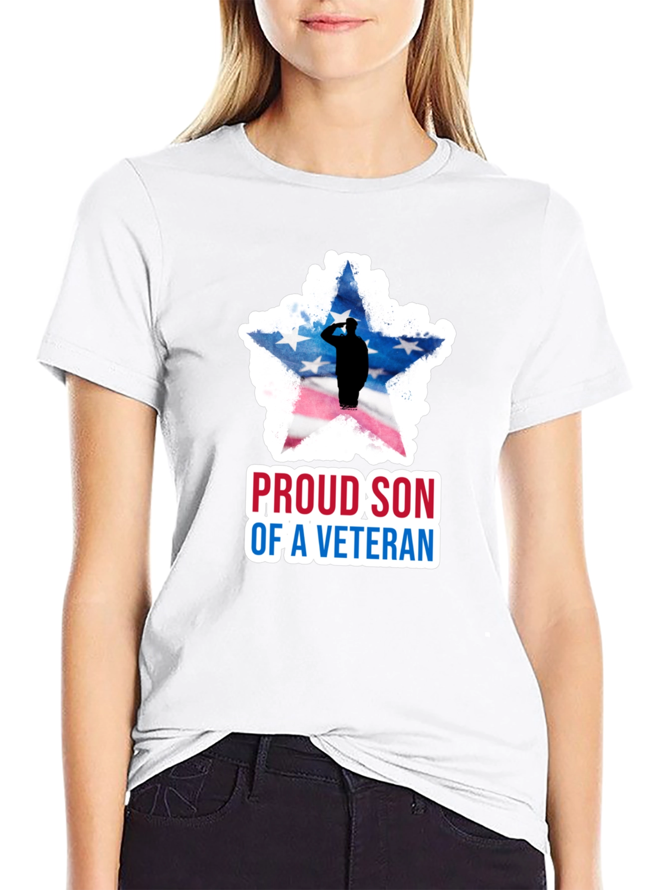 Proud Son Of A Veteran Graphic Tee