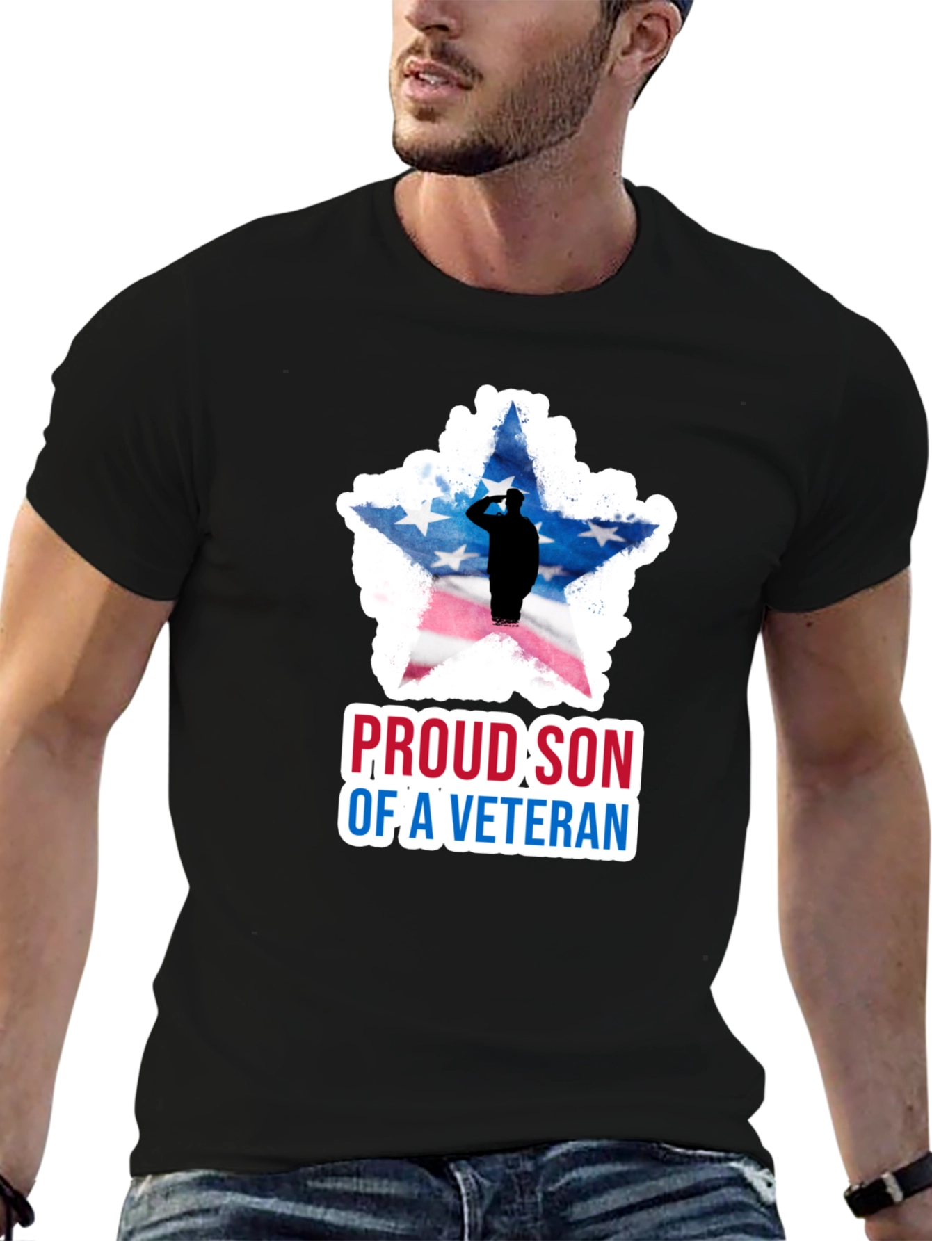 Proud Son Of A Veteran Graphic Tee