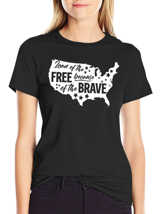 Land of the Free USA Graphic T-Shirt
