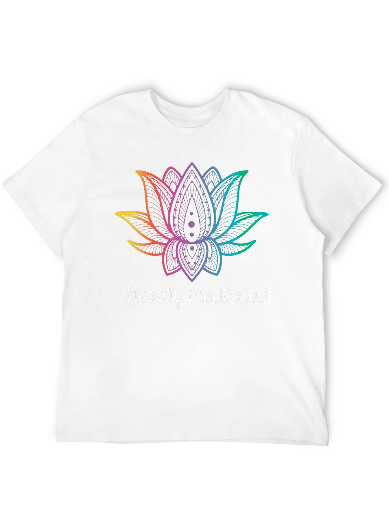 Heavily Meditated Lotus Graphic Tee