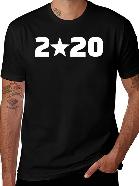 2 Star 20 Graphic Tee - Mens Black T-Shirt