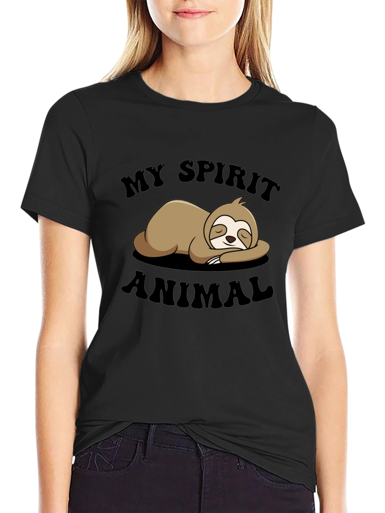 My Spirit Animal Sloth Graphic Tee