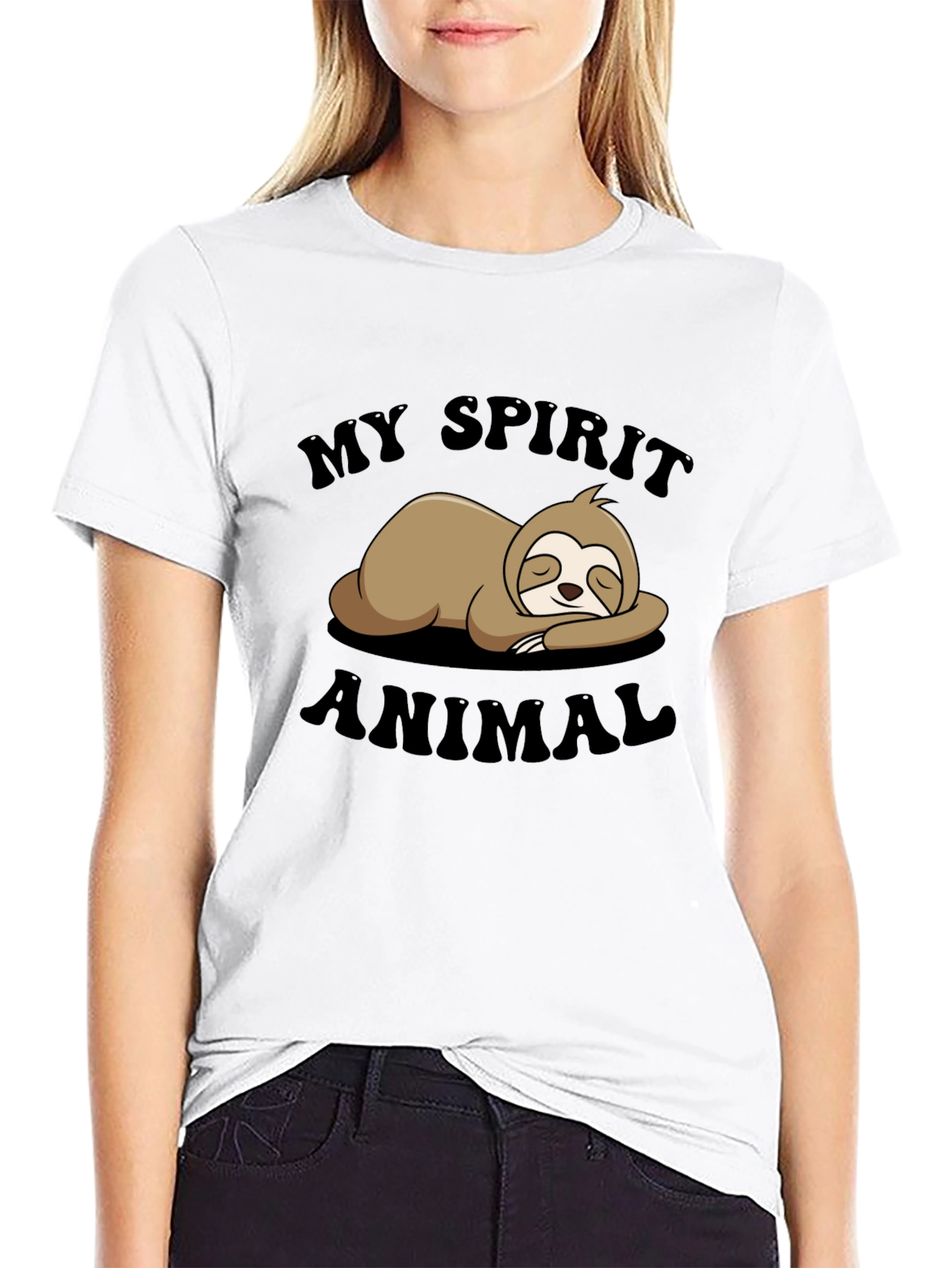 My Spirit Animal Sloth Graphic Tee