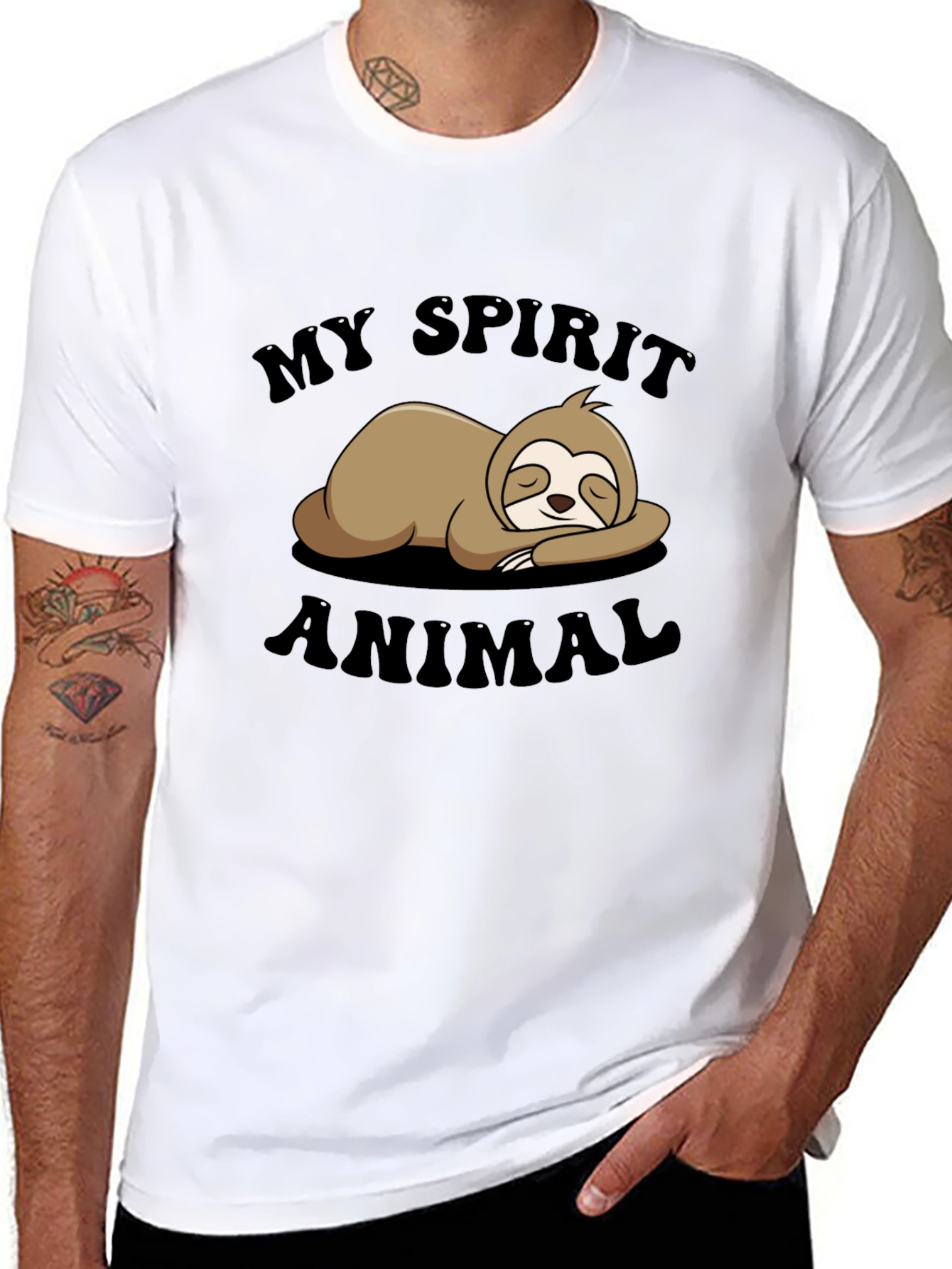 My Spirit Animal Sloth Graphic Tee