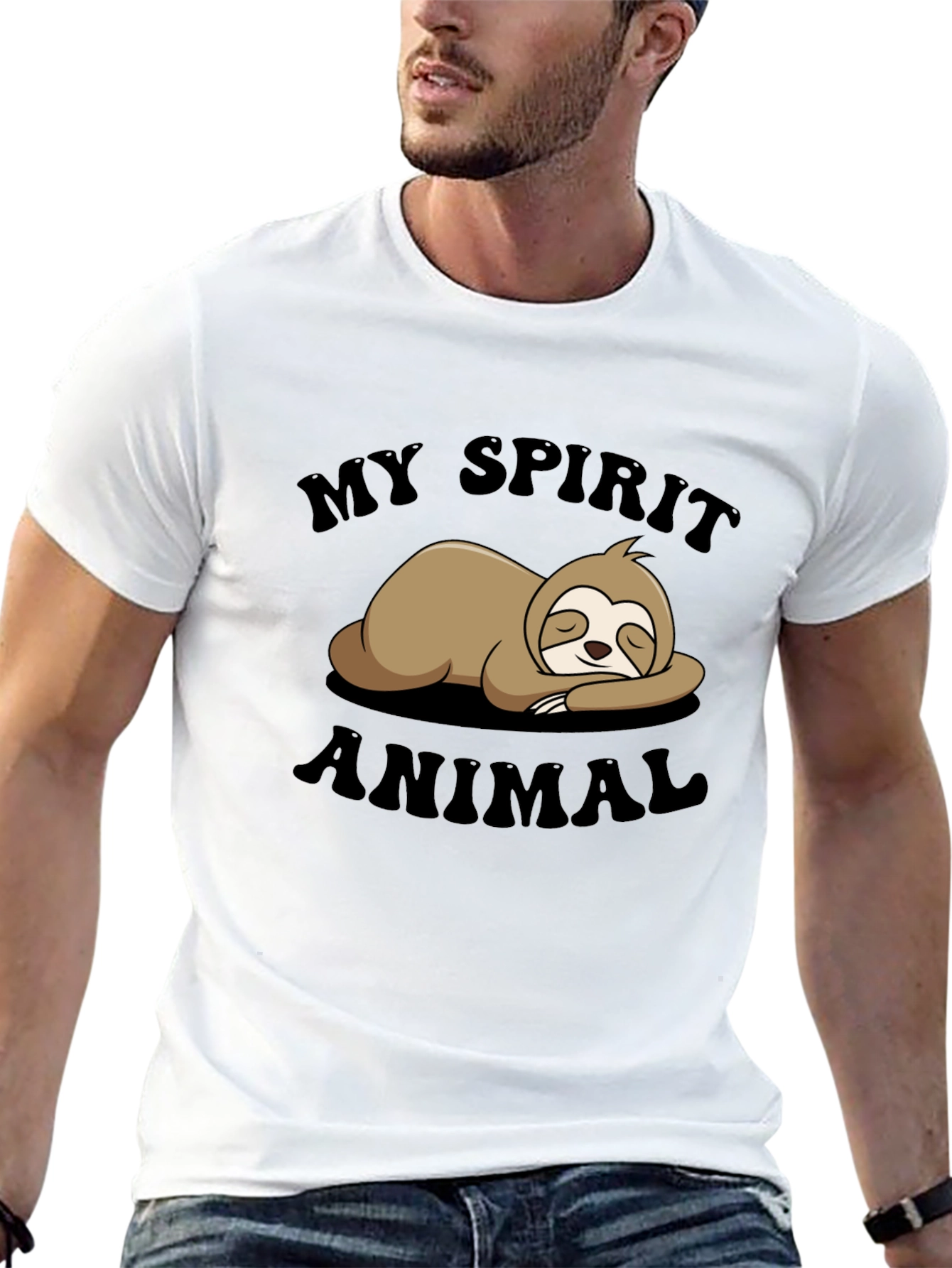 My Spirit Animal Sloth Graphic Tee