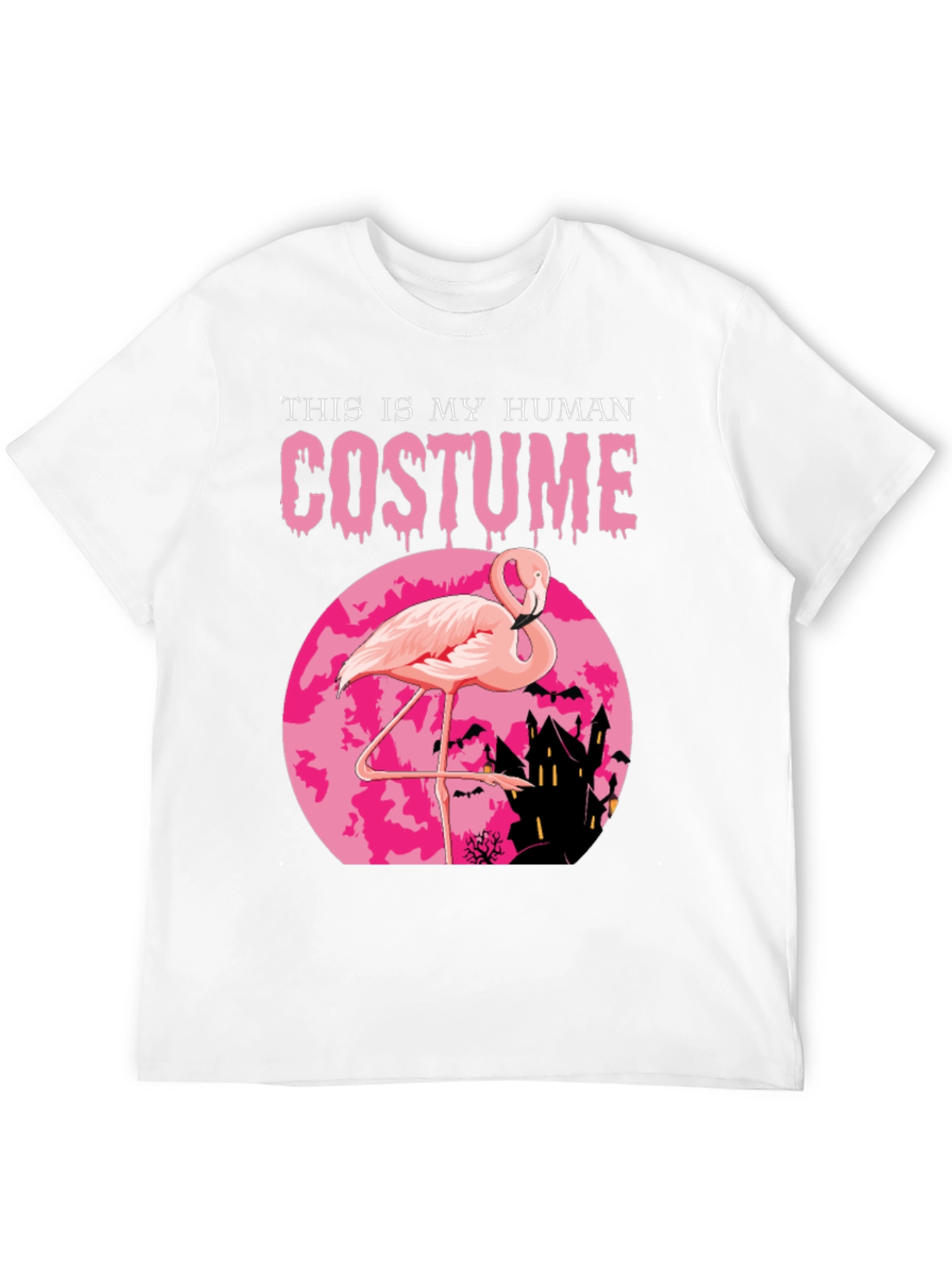 Funny Halloween Flamingo Costume T-Shirt