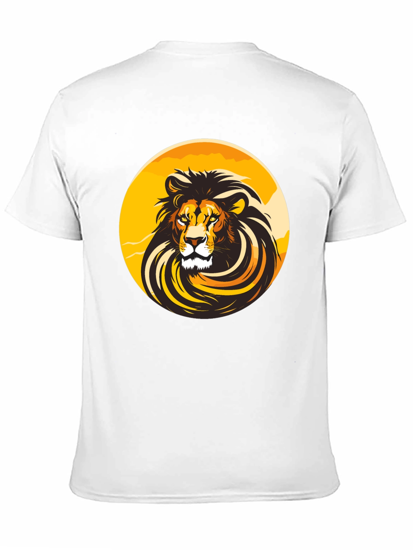 Lion Graphic Black T-Shirt