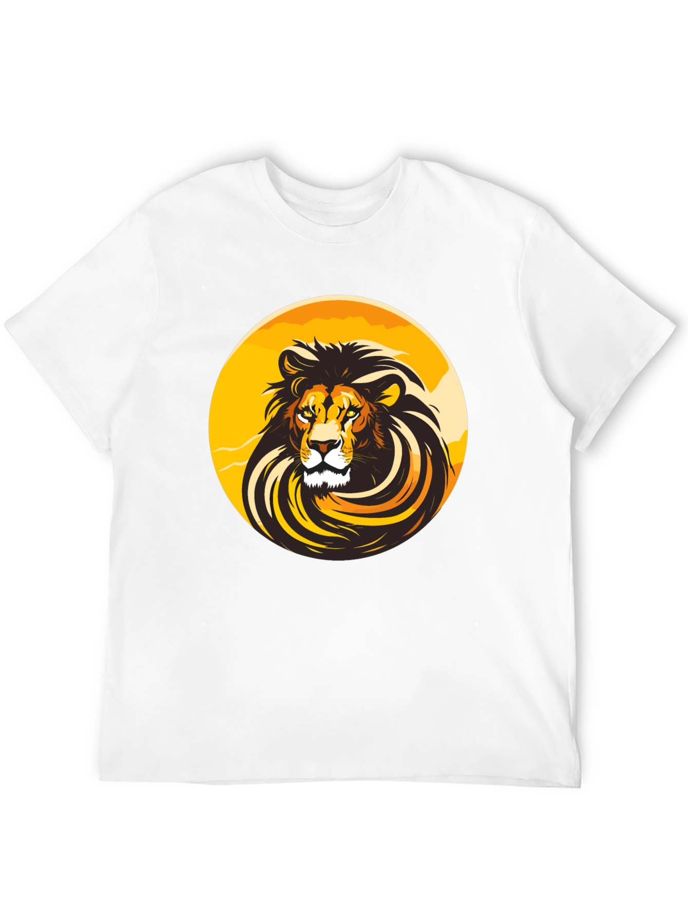 Lion Graphic Black T-Shirt