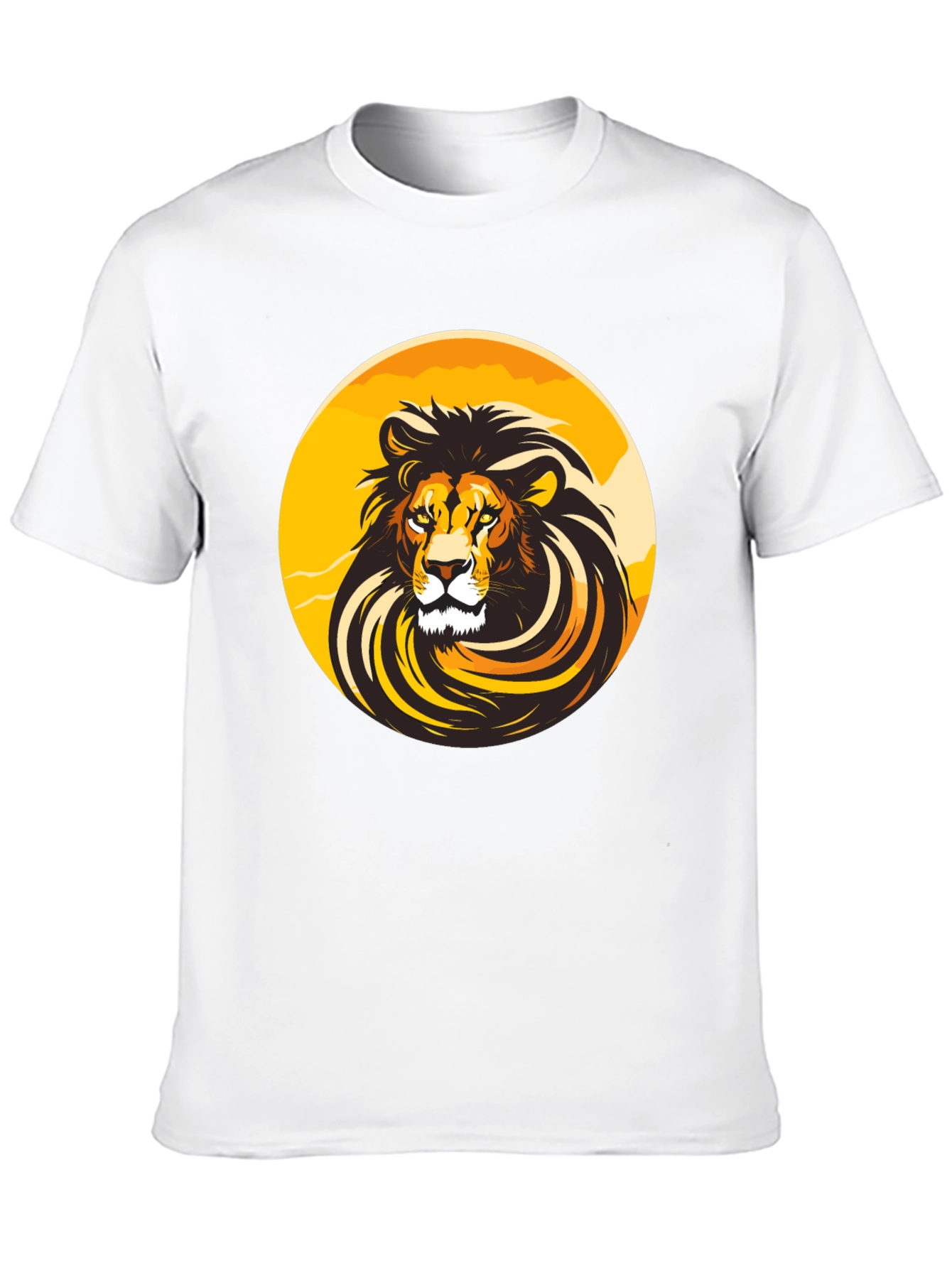 Lion Graphic Black T-Shirt