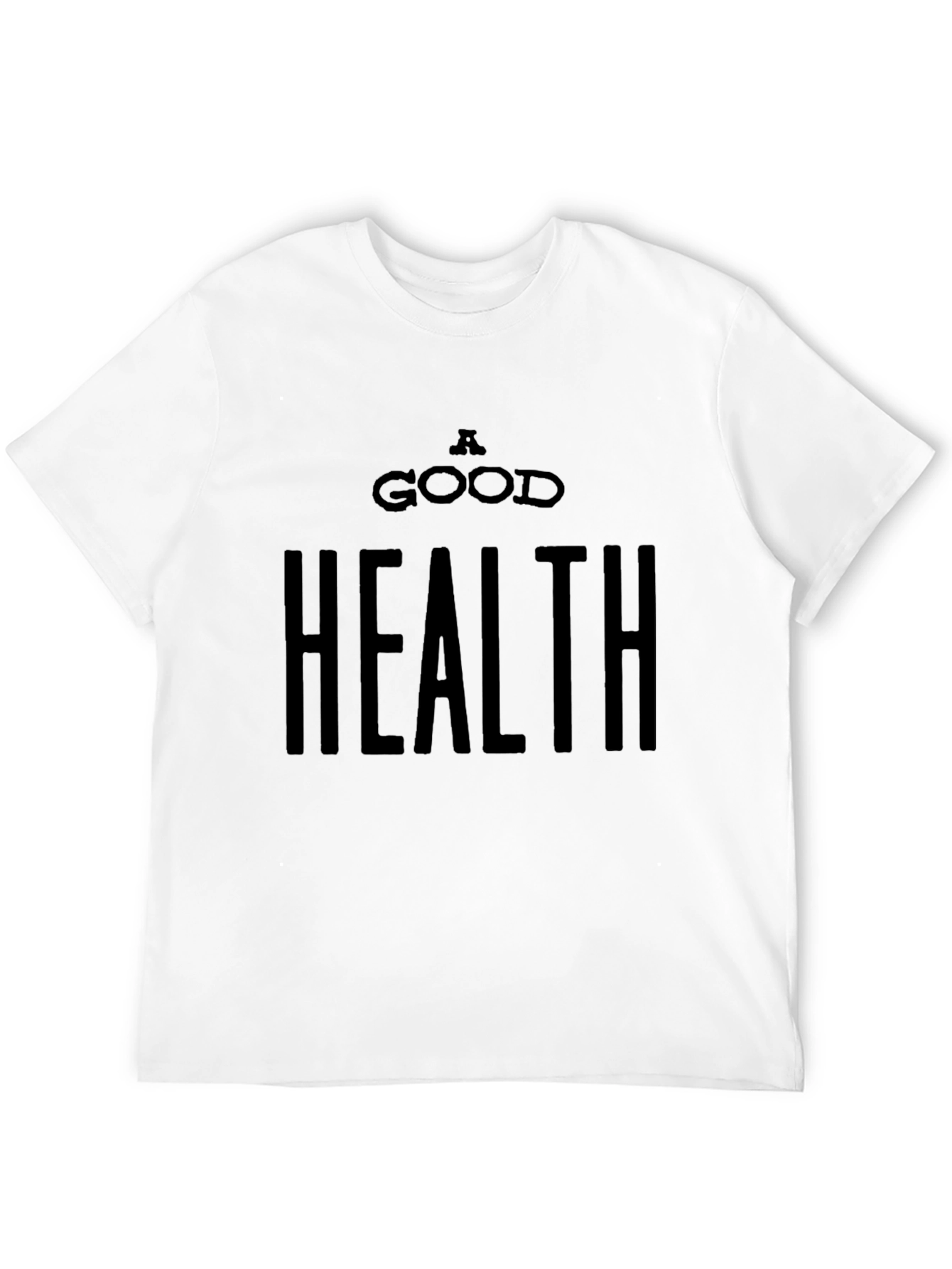 A Good Health Black Graphic T-Shirt