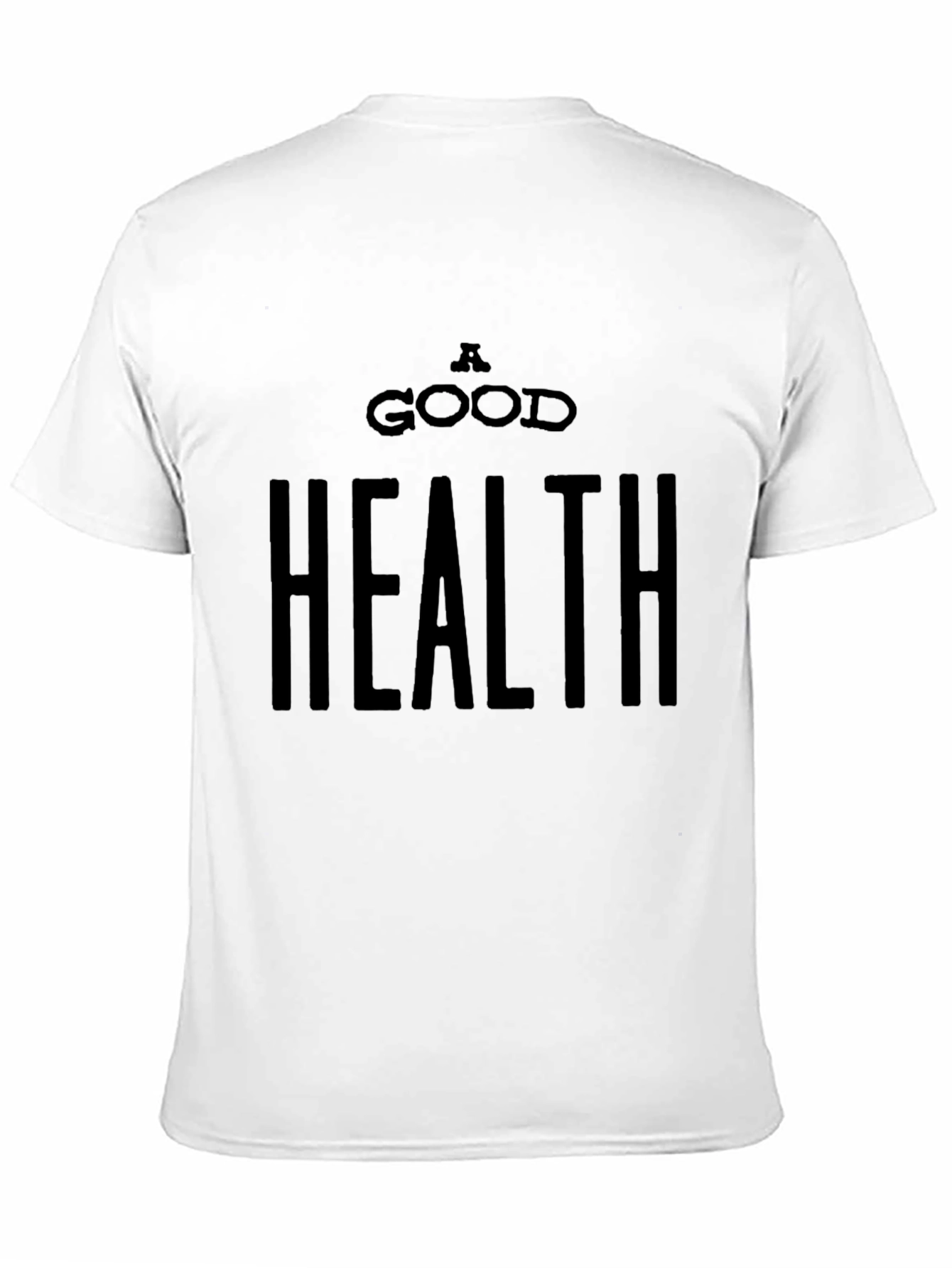 A Good Health Black Graphic T-Shirt