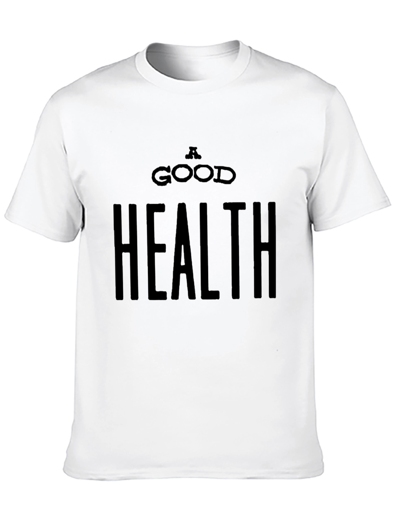 A Good Health Black Graphic T-Shirt