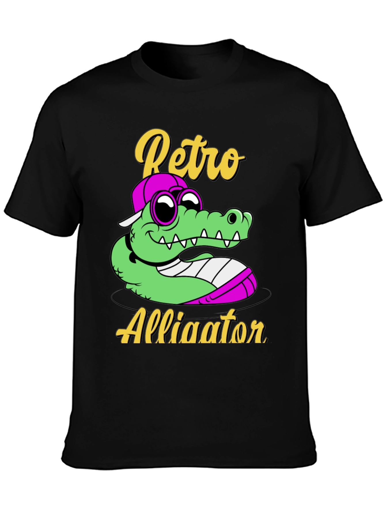 Retro Alligator Graphic T-Shirt
