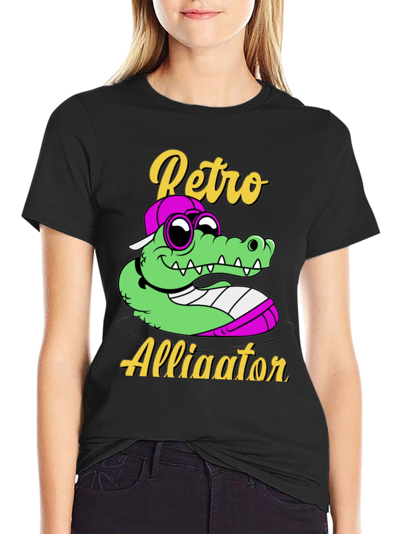 Retro Alligator Graphic T-Shirt