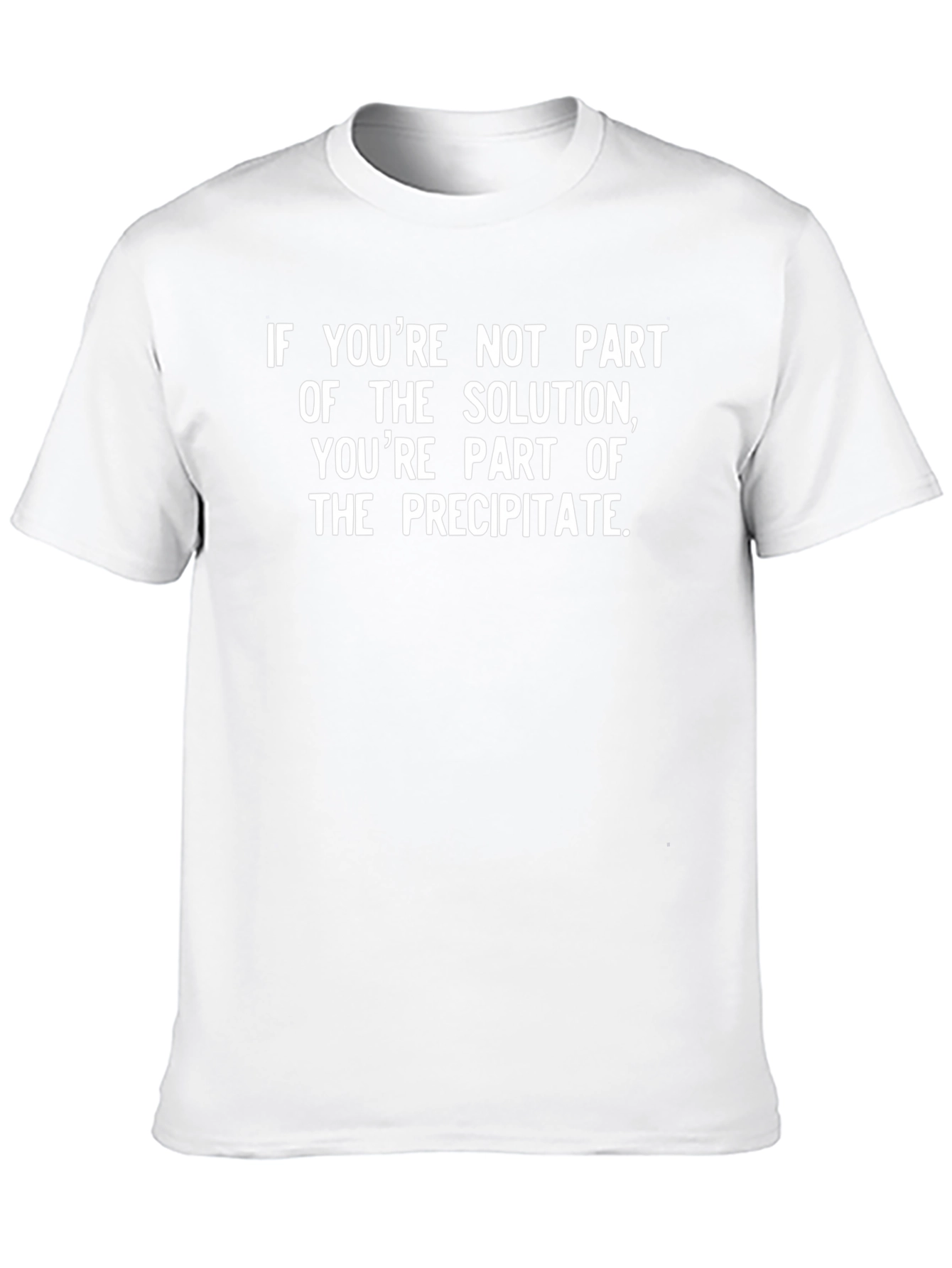 Solution vs Precipitate Funny Science T-Shirt