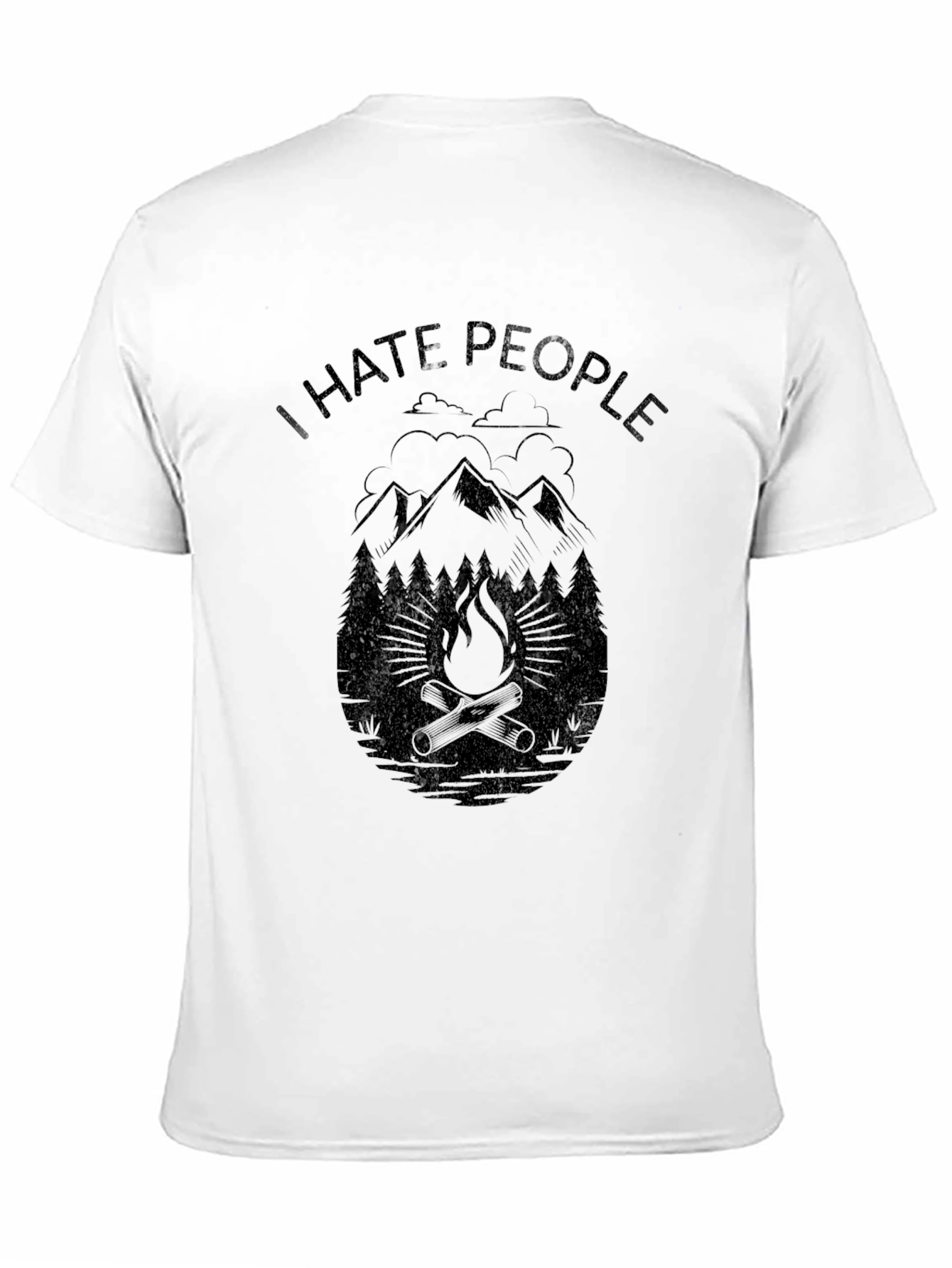 I Hate People Camping Graphic T-Shirt