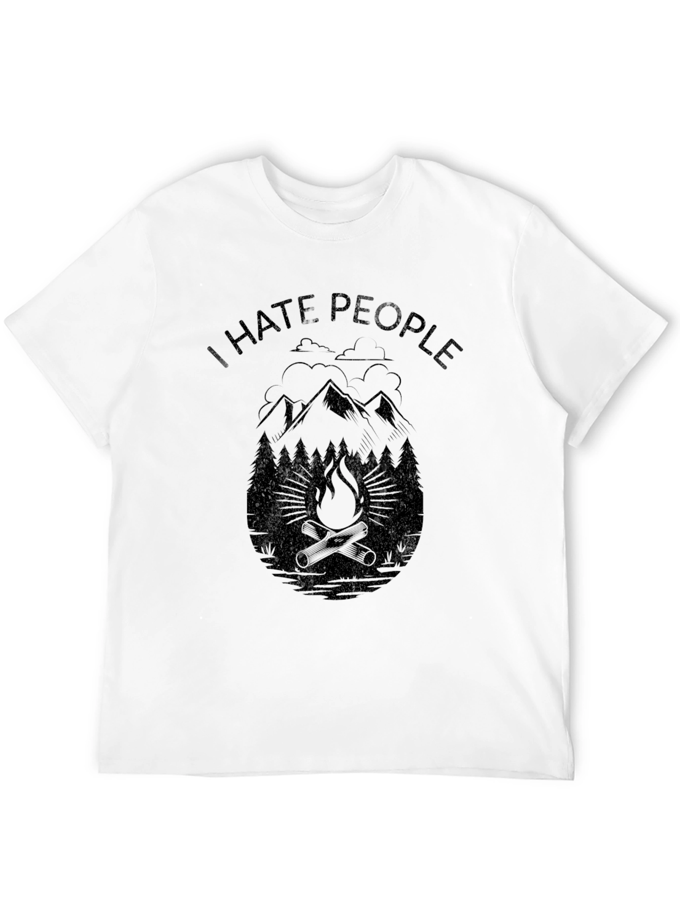 I Hate People Camping Graphic T-Shirt