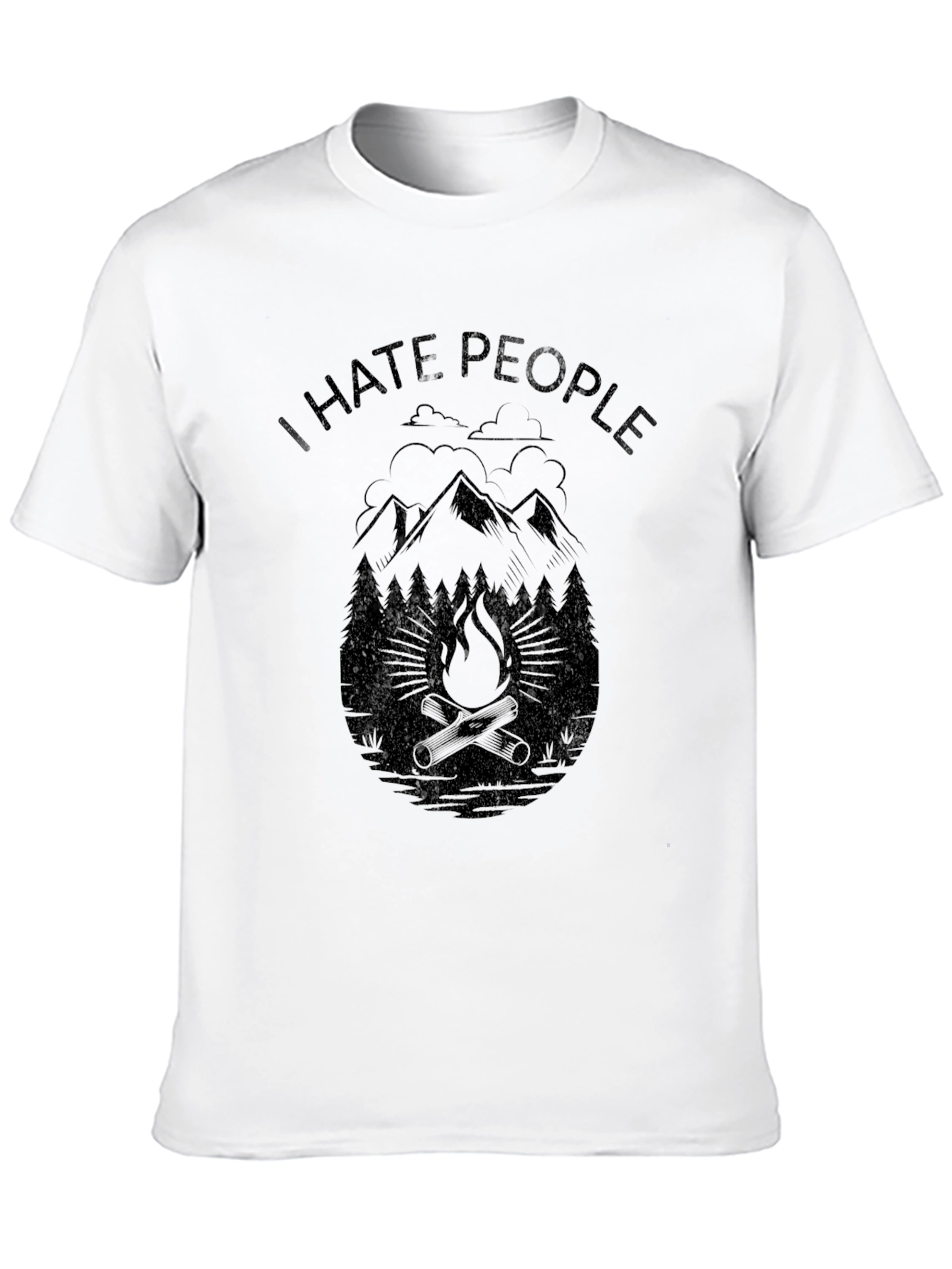 I Hate People Camping Graphic T-Shirt