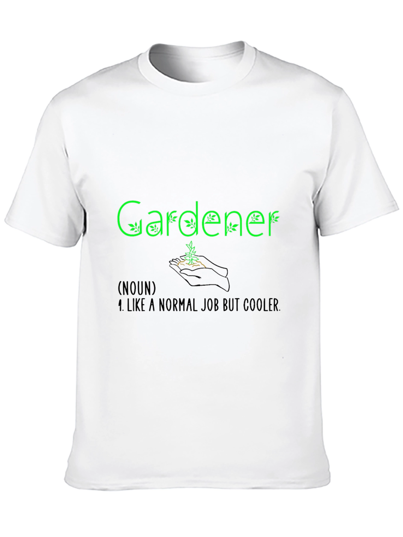 Gardener Definition Black T-Shirt