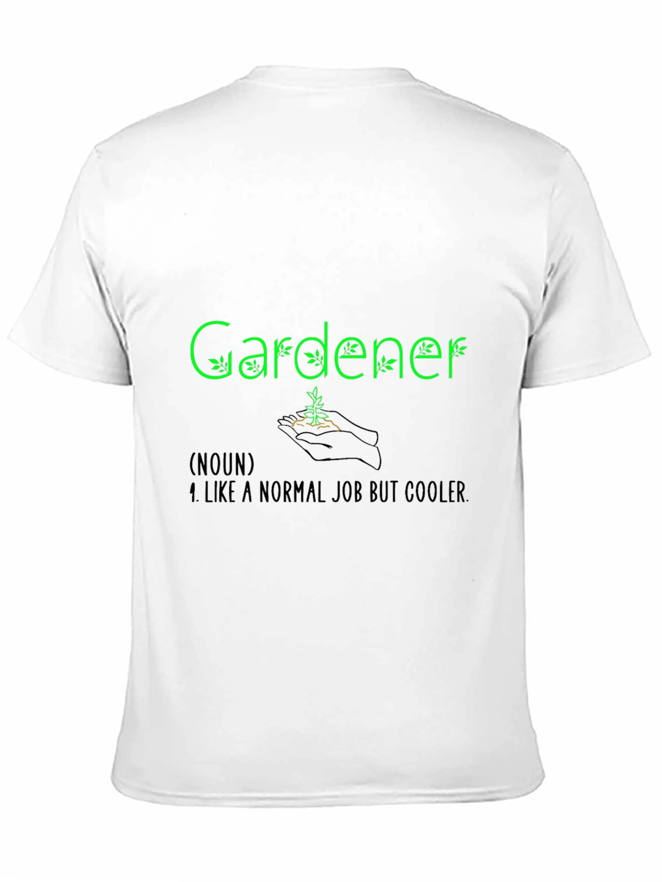 Gardener Definition Black T-Shirt