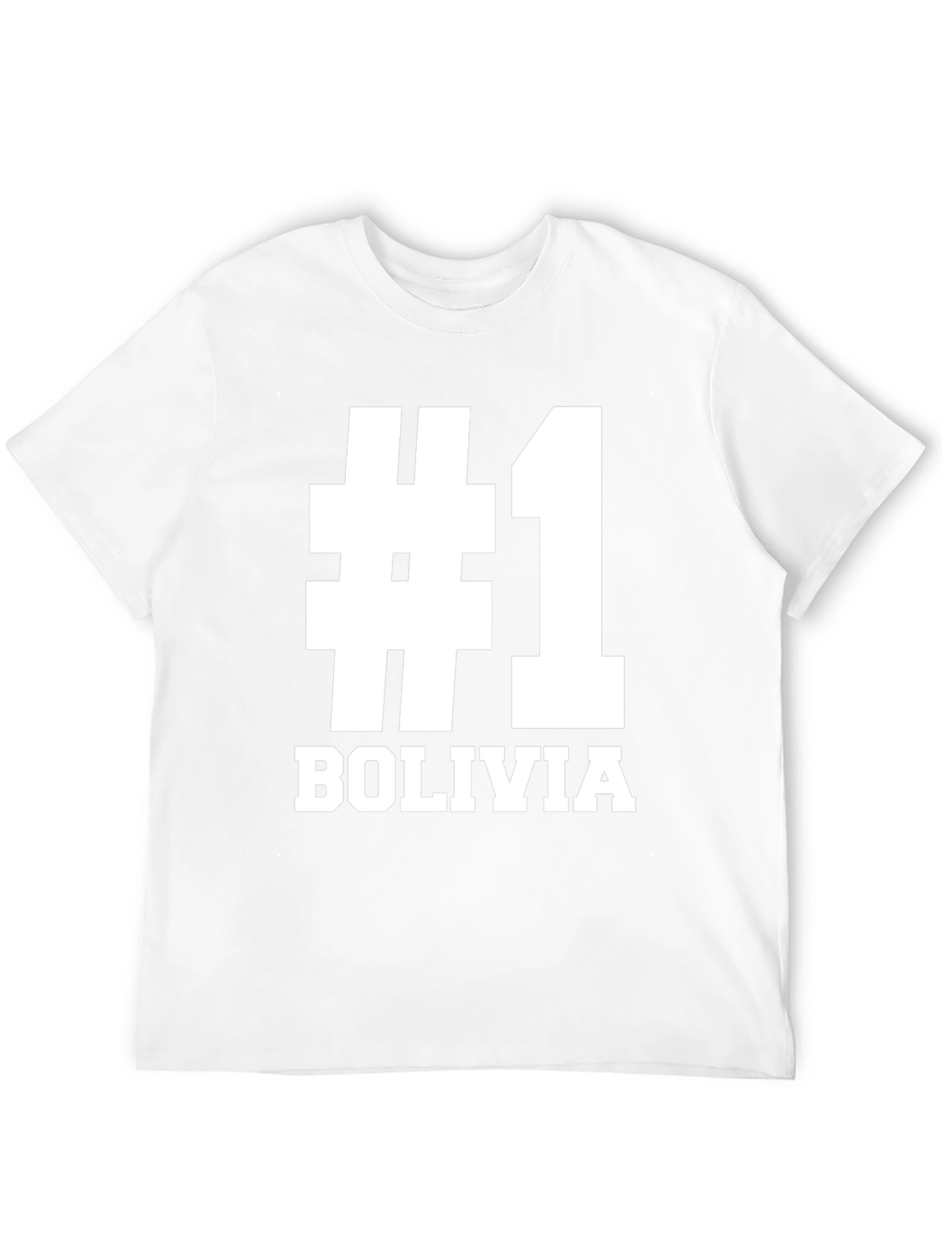 #1 Bolivia Black T-Shirt - Show Your Pride!
