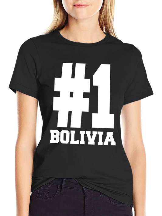 #1 Bolivia Black T-Shirt - Show Your Pride!