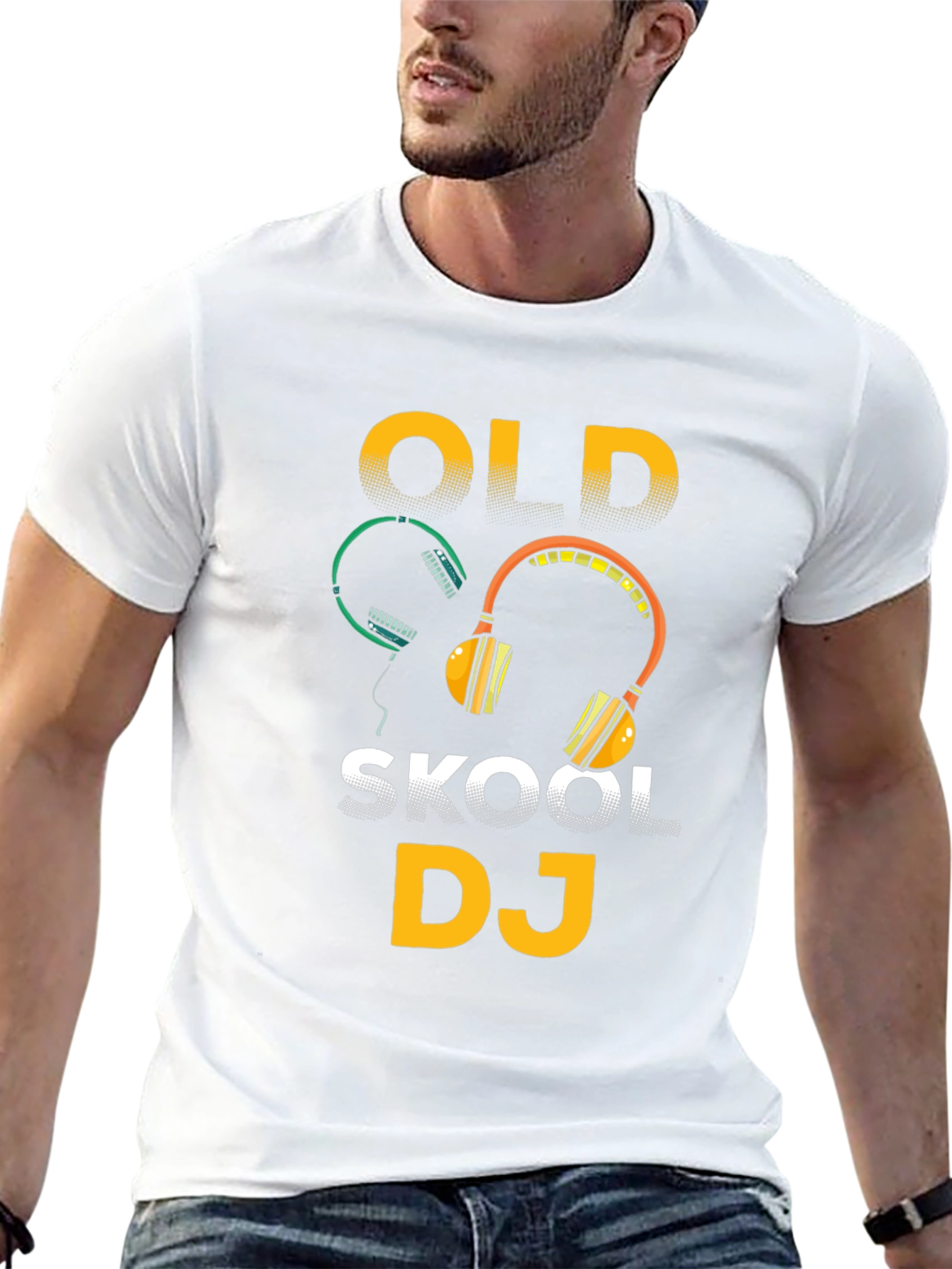 Old Skool DJ Graphic T-Shirt - Music Lover Tee