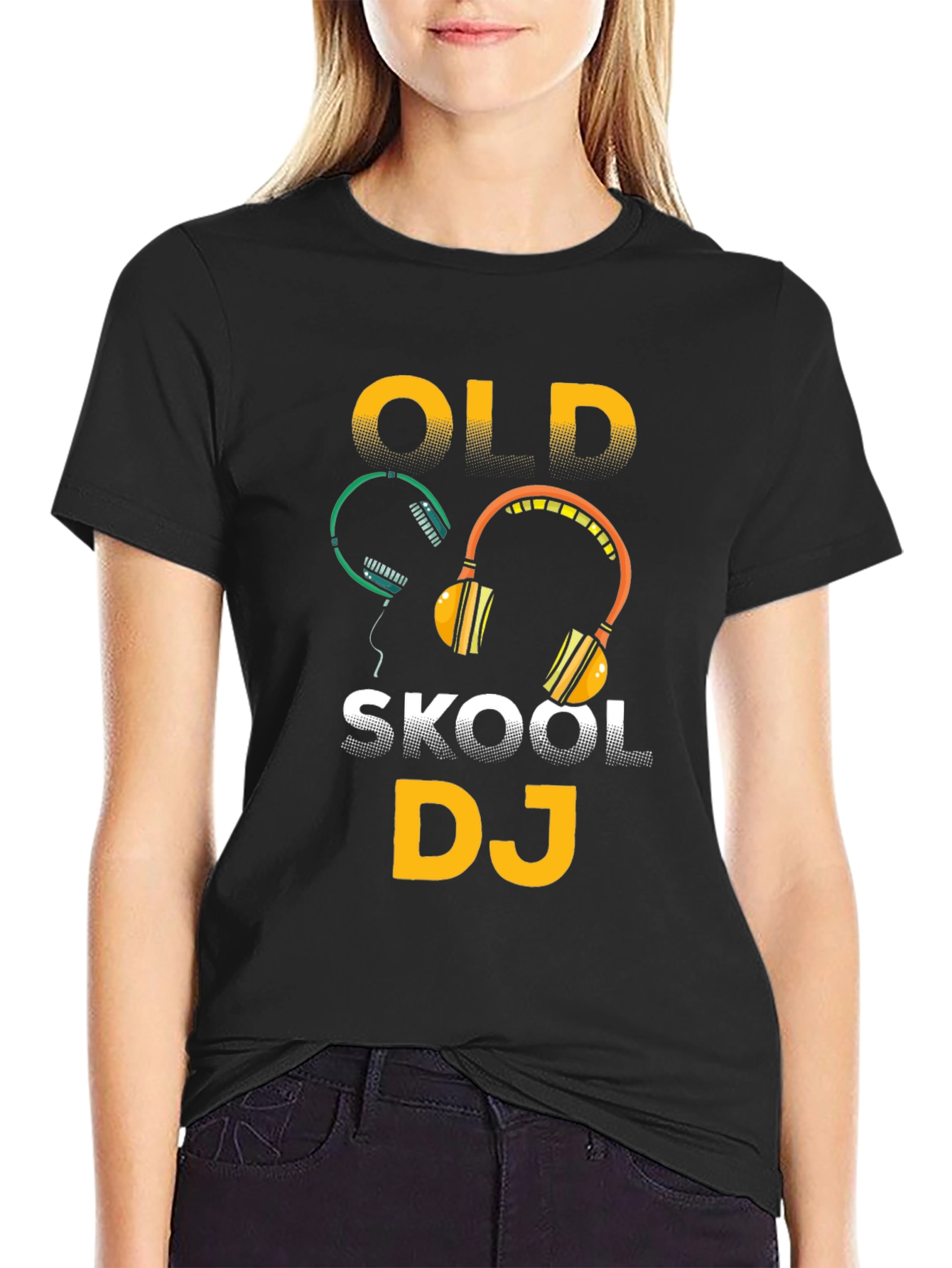 Old Skool DJ Graphic T-Shirt - Music Lover Tee