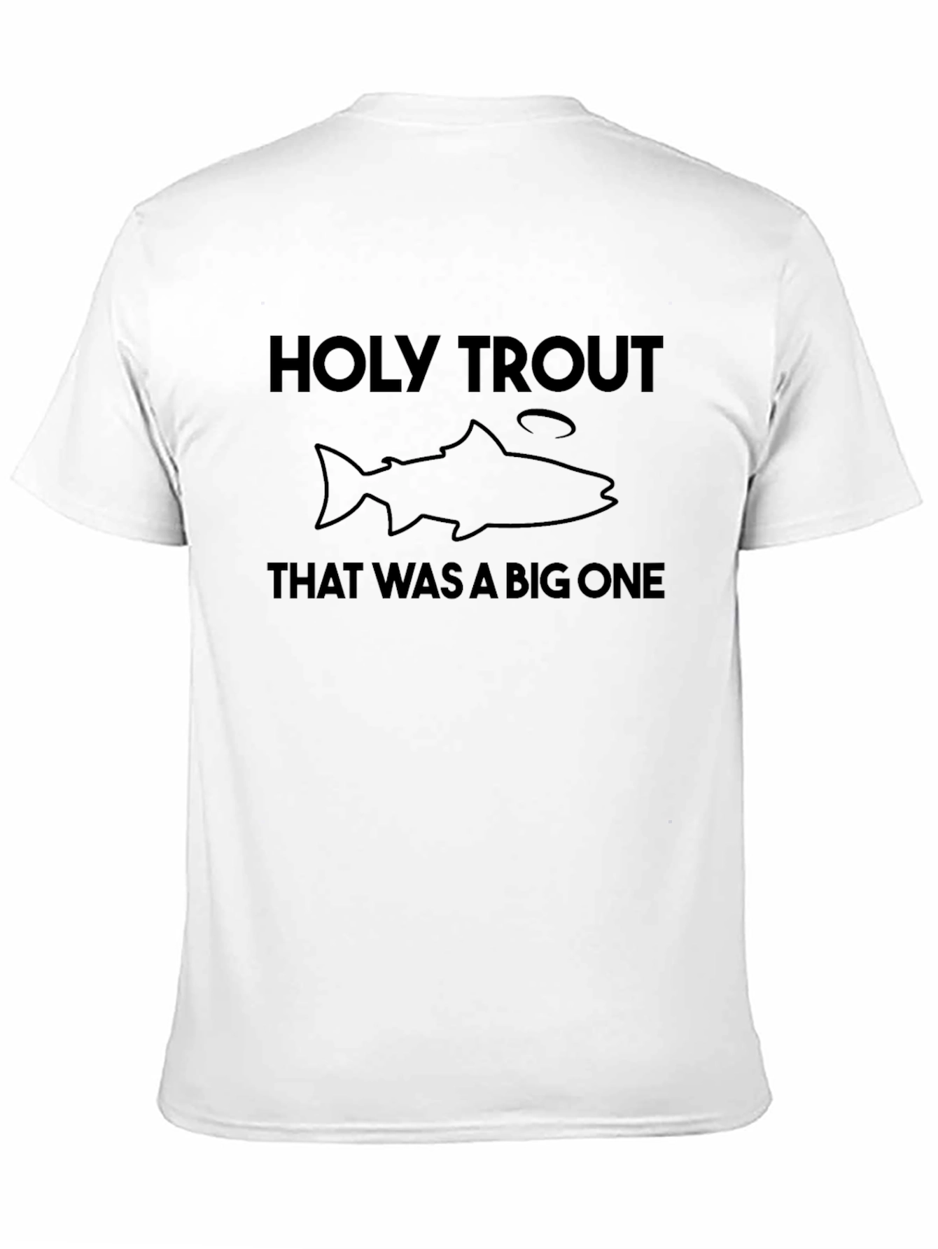 Holy Trout Graphic Tee - Fishing Humor T-Shirt