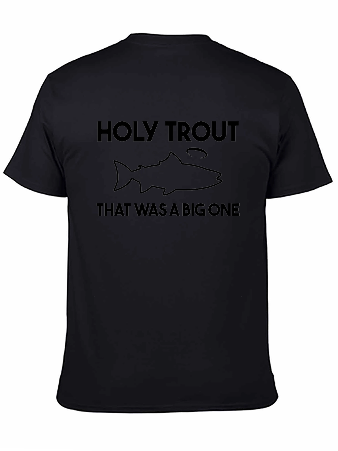 Holy Trout Graphic Tee - Fishing Humor T-Shirt