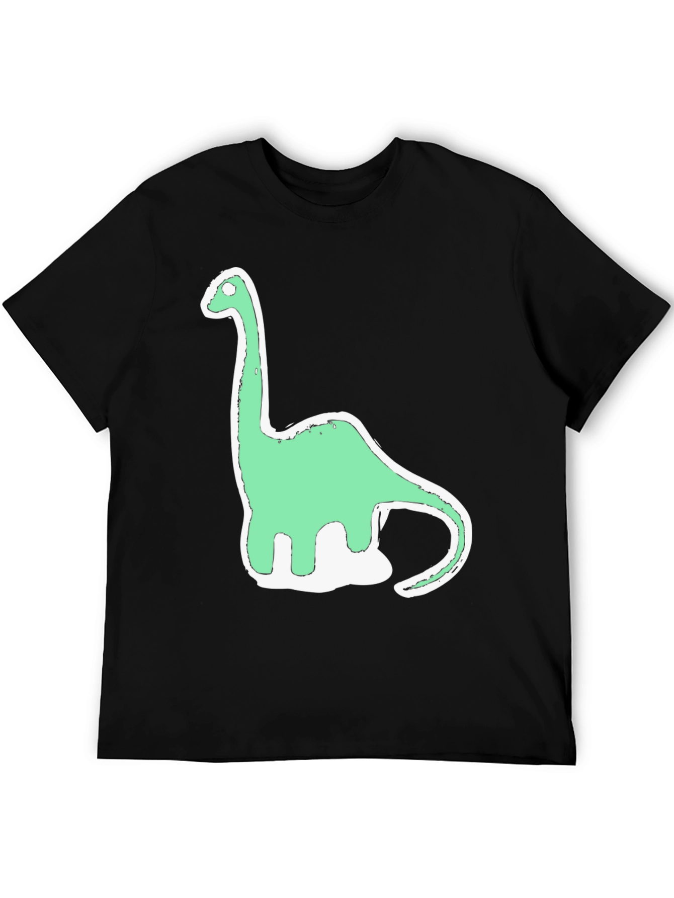 Dino Tee: Funky Brontosaurus Graphic T-Shirt