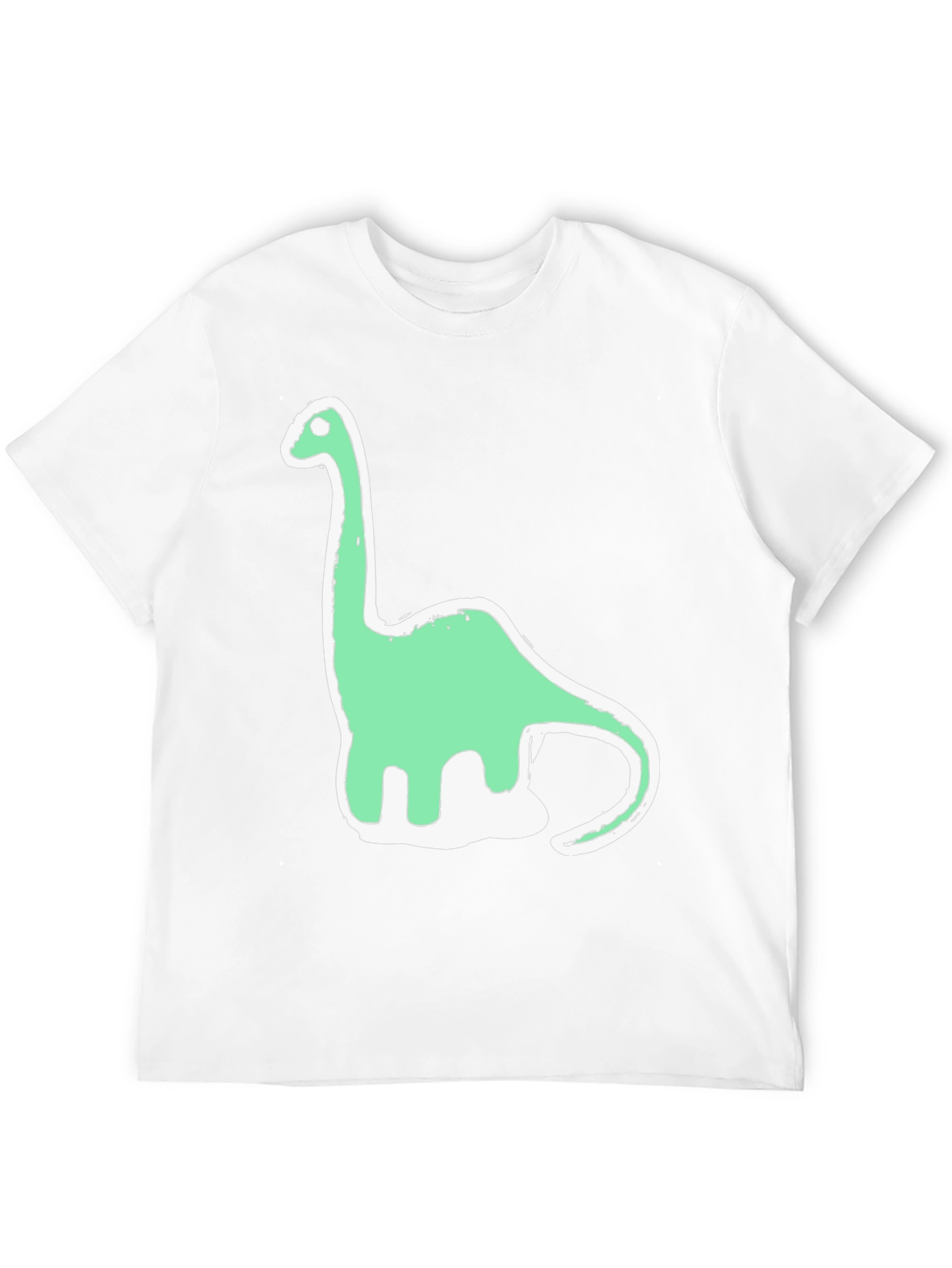 Dino Tee: Funky Brontosaurus Graphic T-Shirt