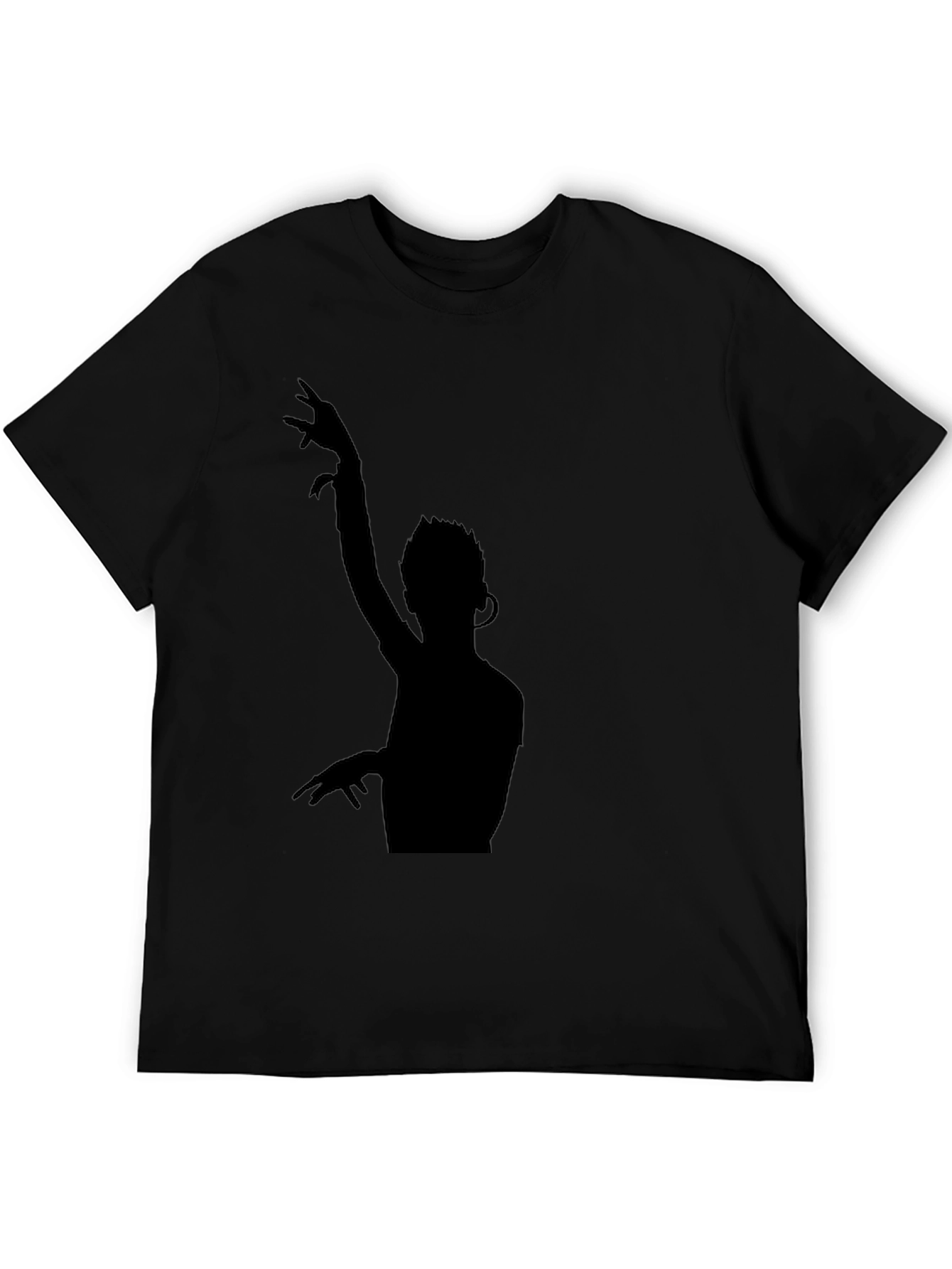DJ Silhouette Black T-Shirt - Stylish Music Lover Tee