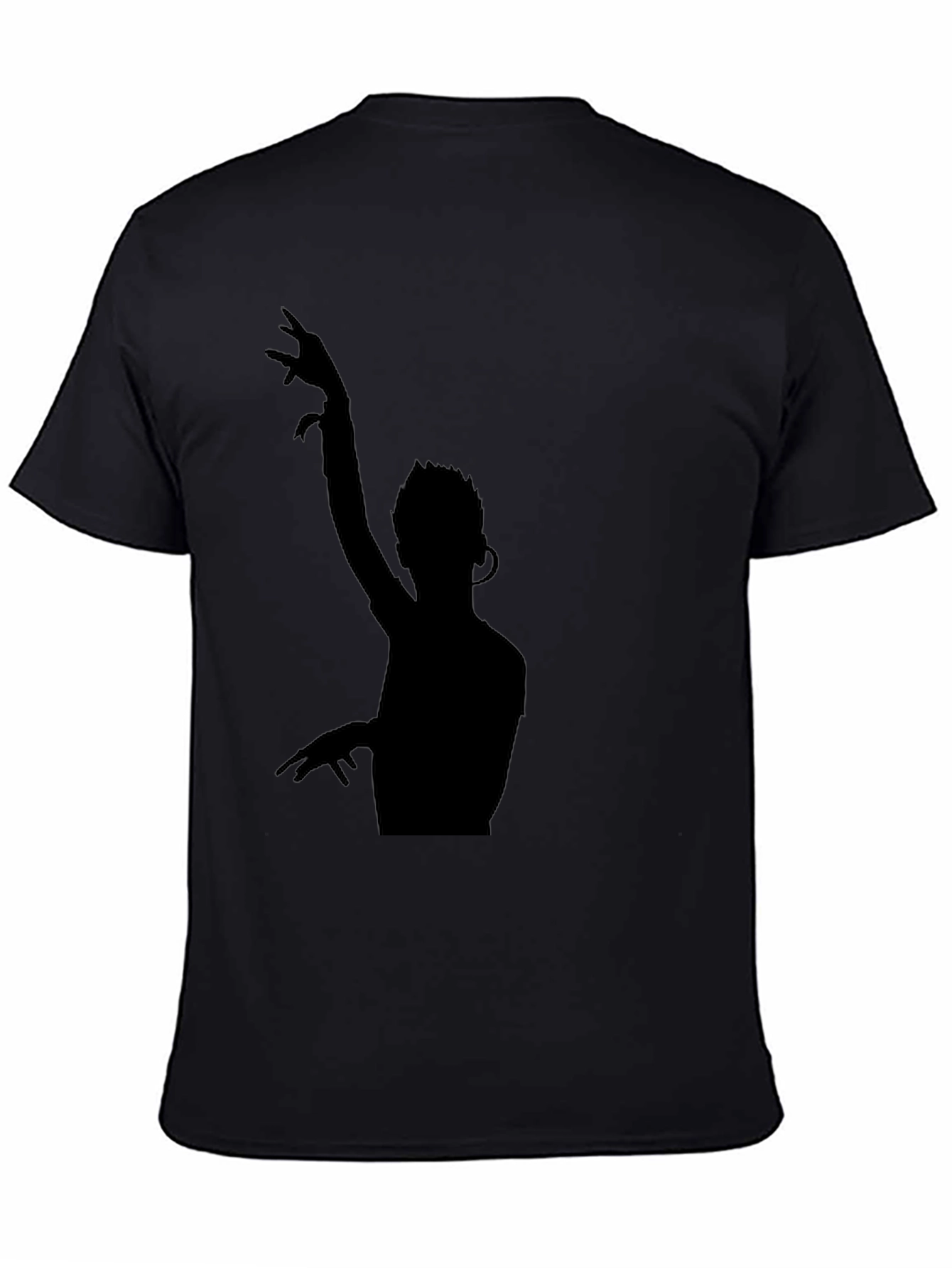 DJ Silhouette Black T-Shirt - Stylish Music Lover Tee
