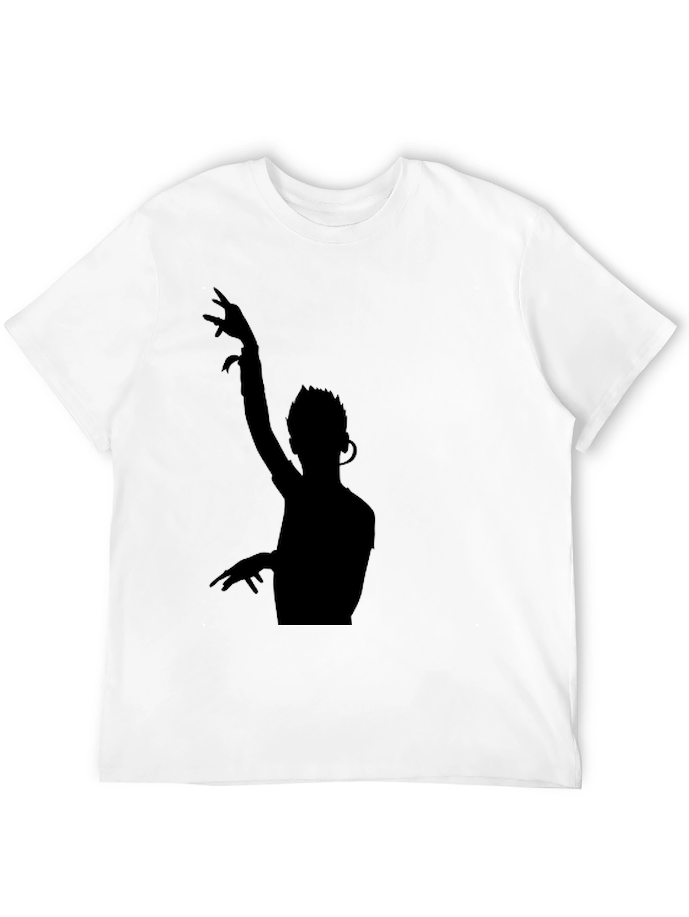 DJ Silhouette Black T-Shirt - Stylish Music Lover Tee