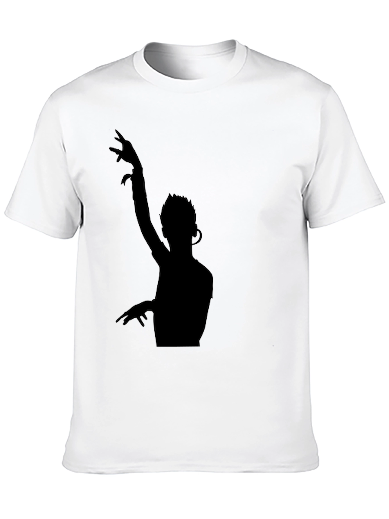 DJ Silhouette Black T-Shirt - Stylish Music Lover Tee