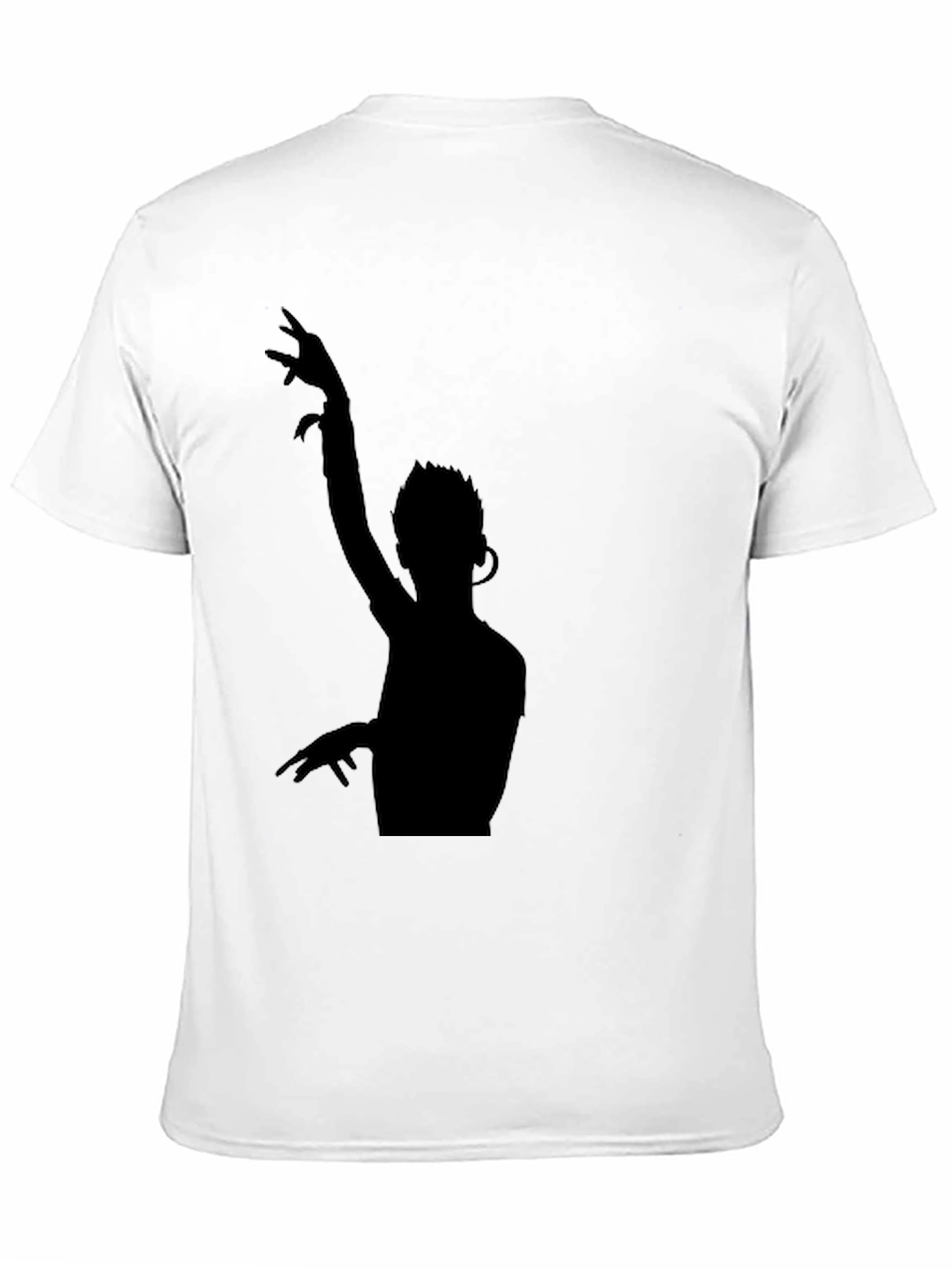 DJ Silhouette Black T-Shirt - Stylish Music Lover Tee