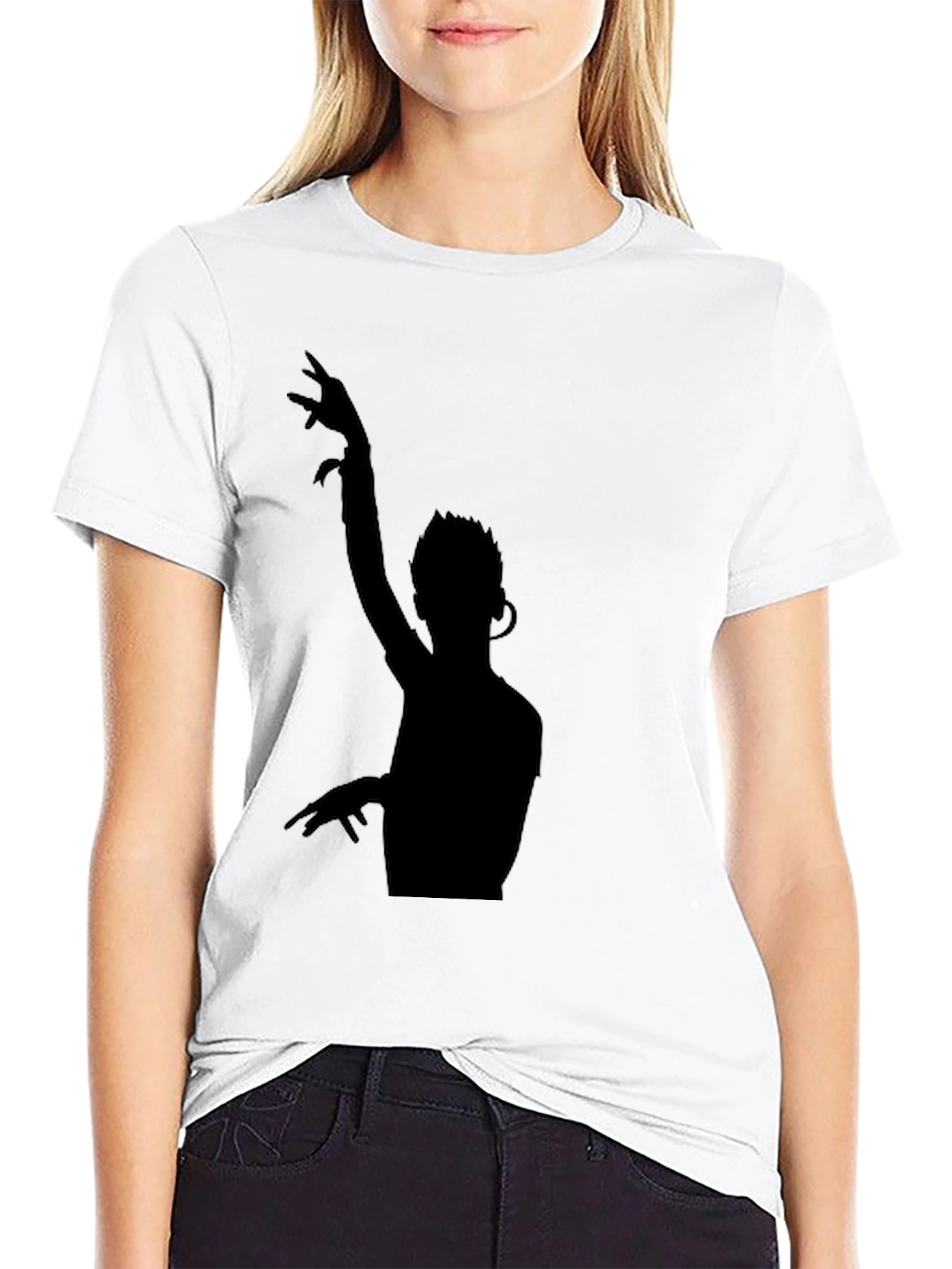 DJ Silhouette Black T-Shirt - Stylish Music Lover Tee